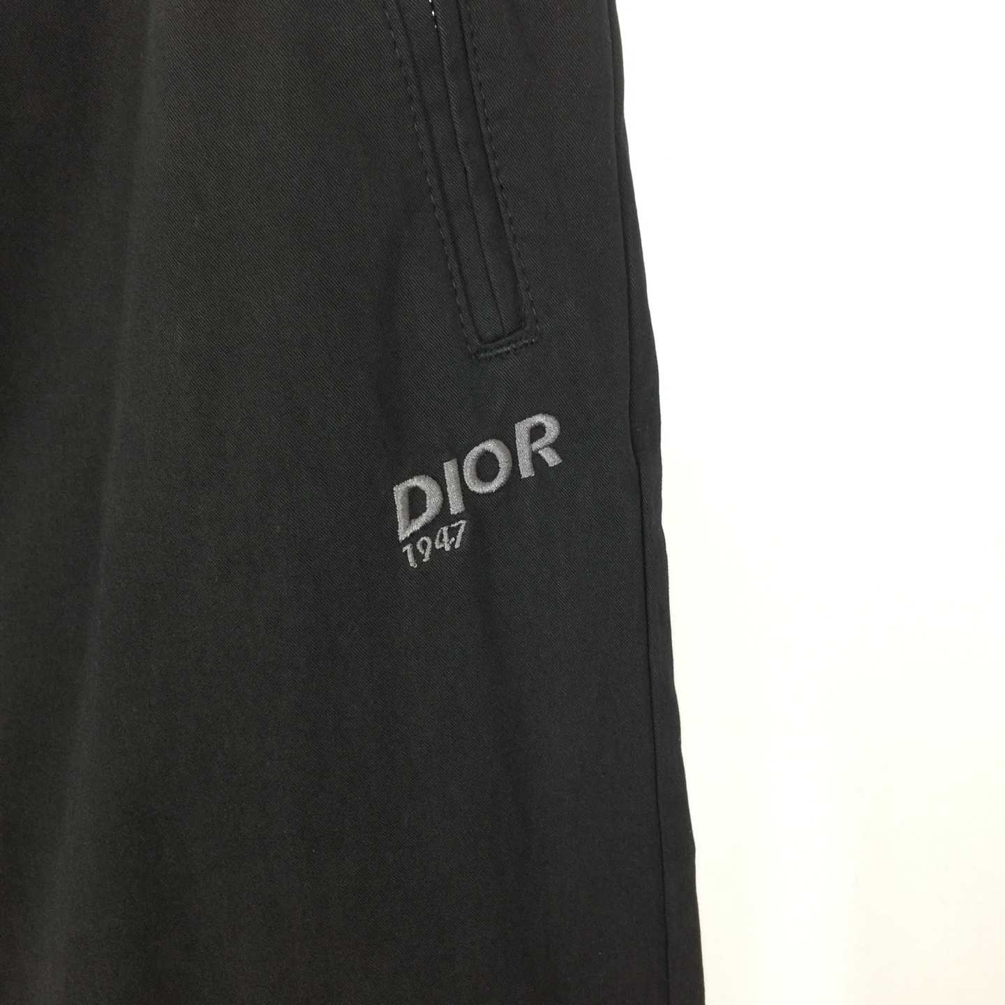 Dior Mountain Track Pants Black Blended Cotton Twill  - DopestKickz