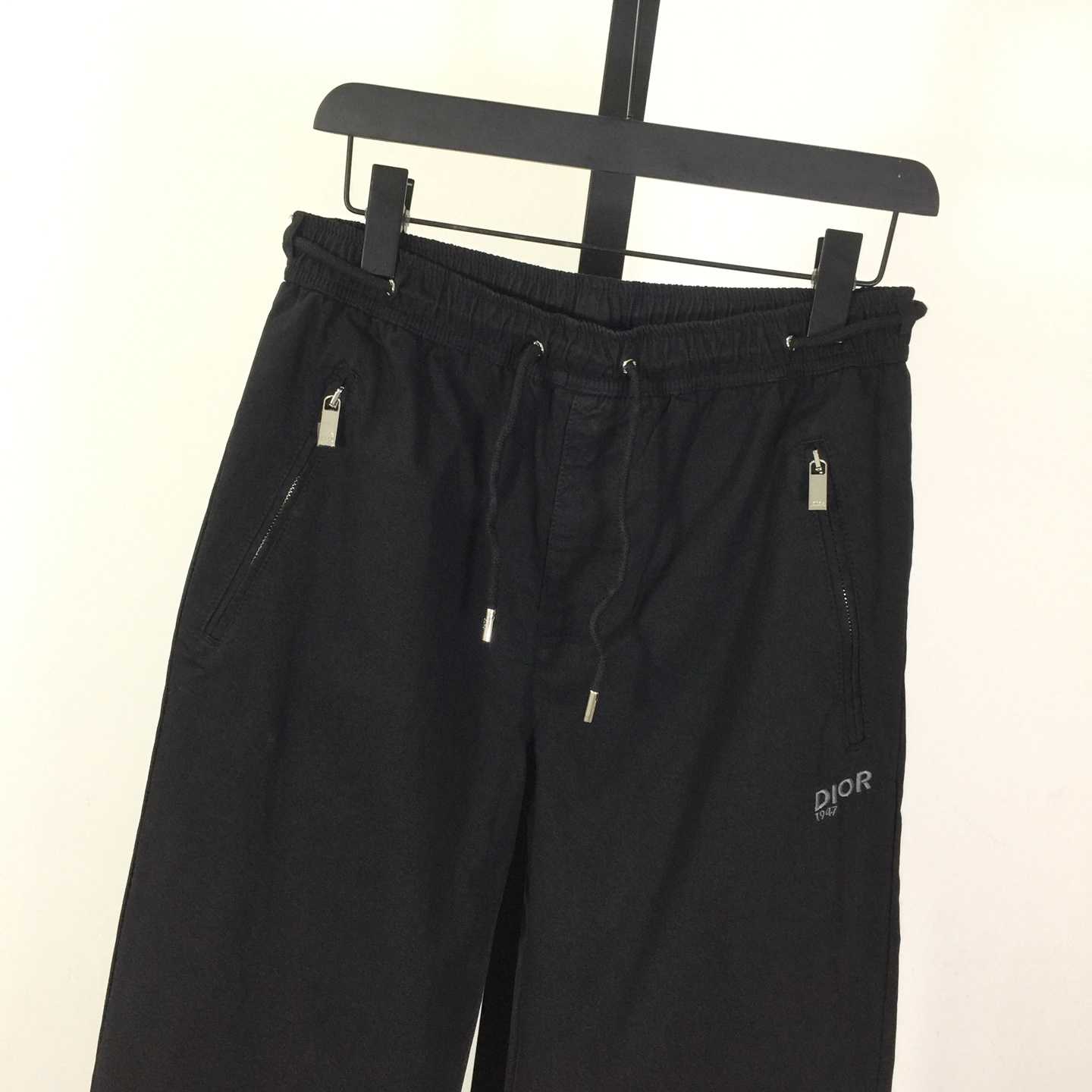 Dior Mountain Track Pants Black Blended Cotton Twill  - DopestKickz
