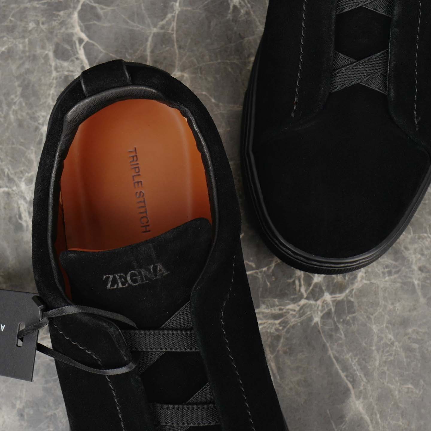 Zegna Suede Triple Stitch™ Sneakers - DopestKickz