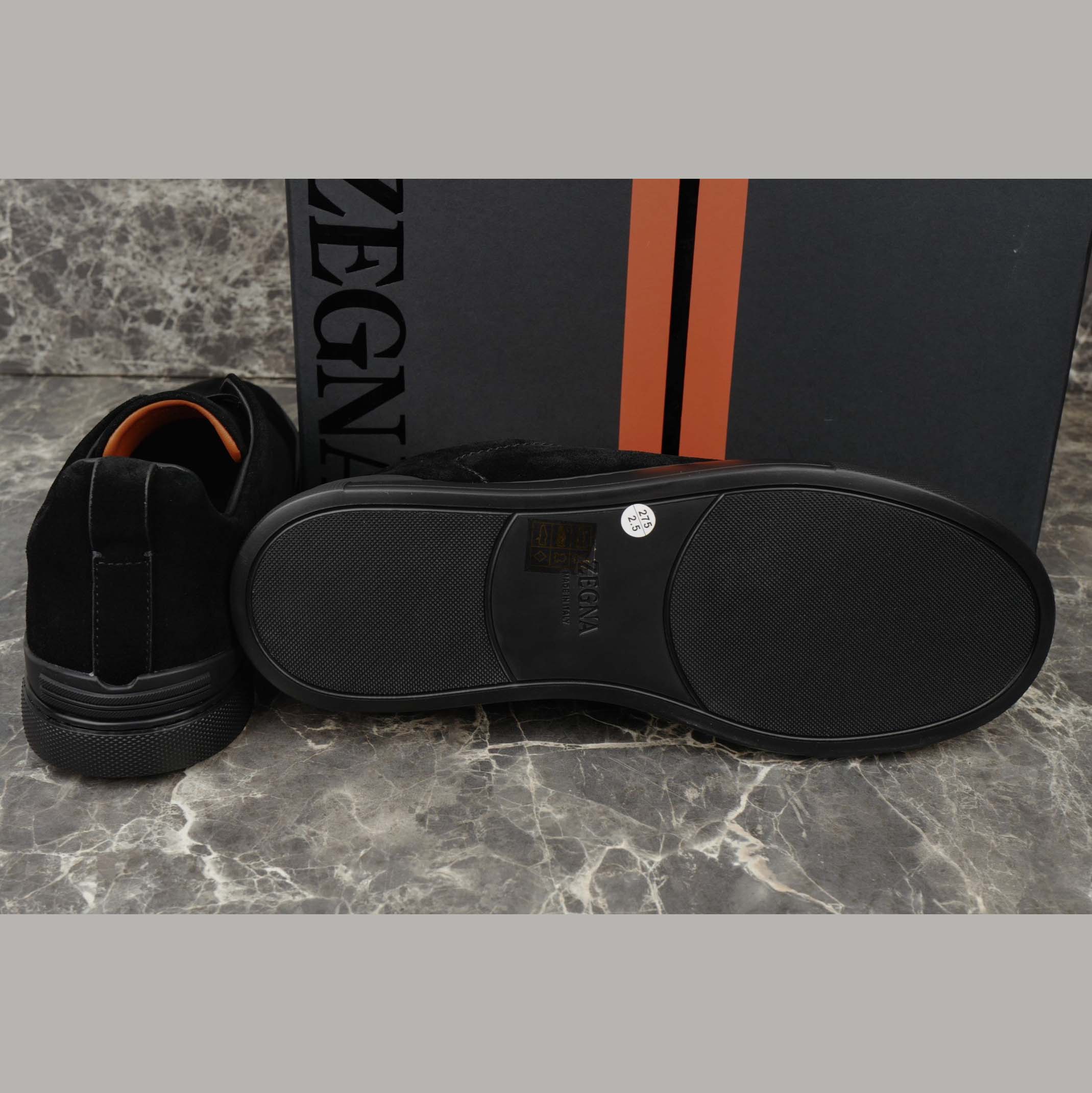 Zegna Suede Triple Stitch™ Sneakers - DopestKickz