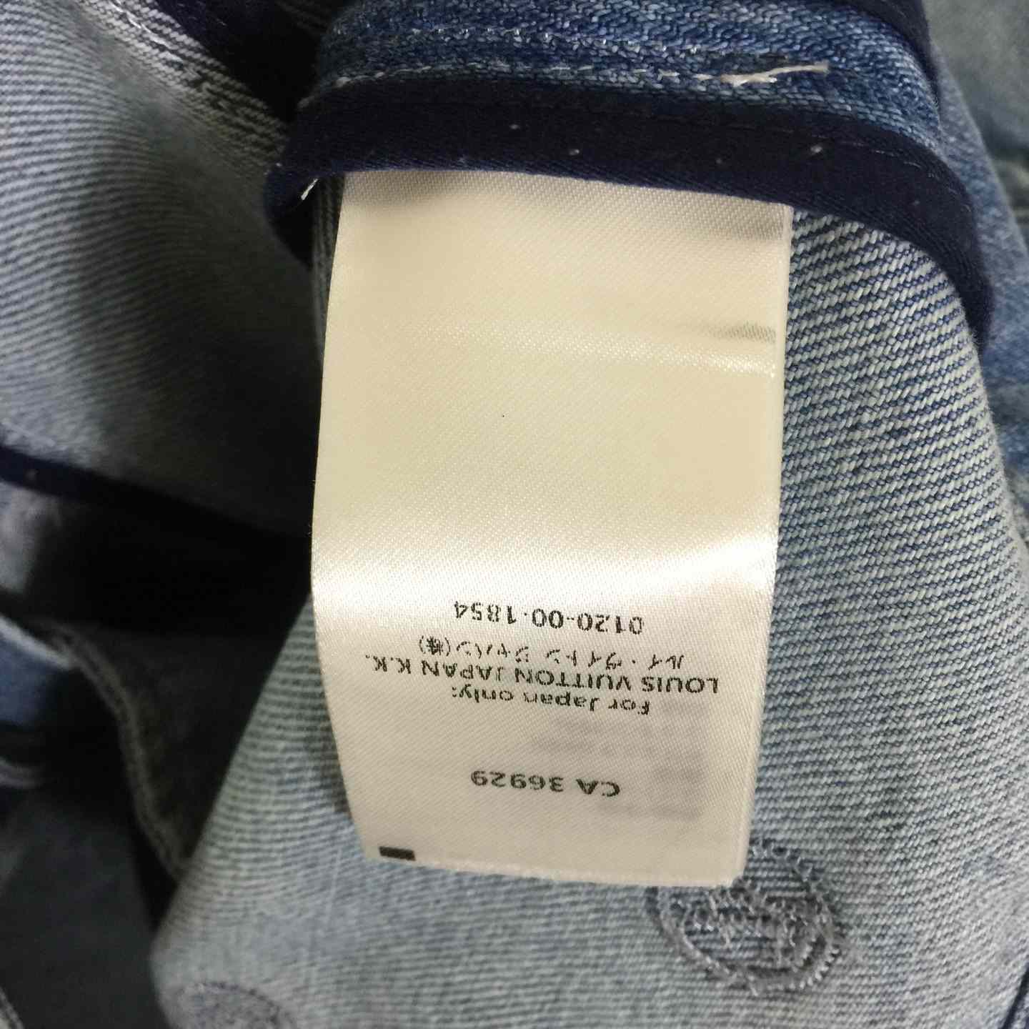 Louis Vuitton Sequin Signature Denim Jacket - DopestKickz