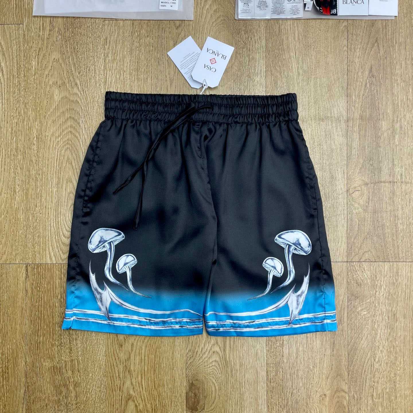 Casablanca Blades Silk Satin Shorts CA3572 - DopestKickz