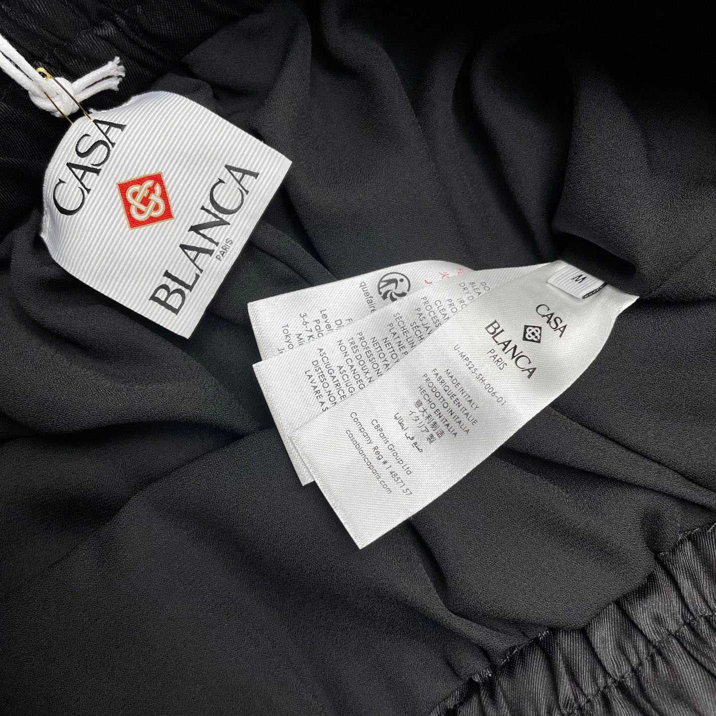 Casablanca Blades Silk Satin Shorts CA3572 - DopestKickz