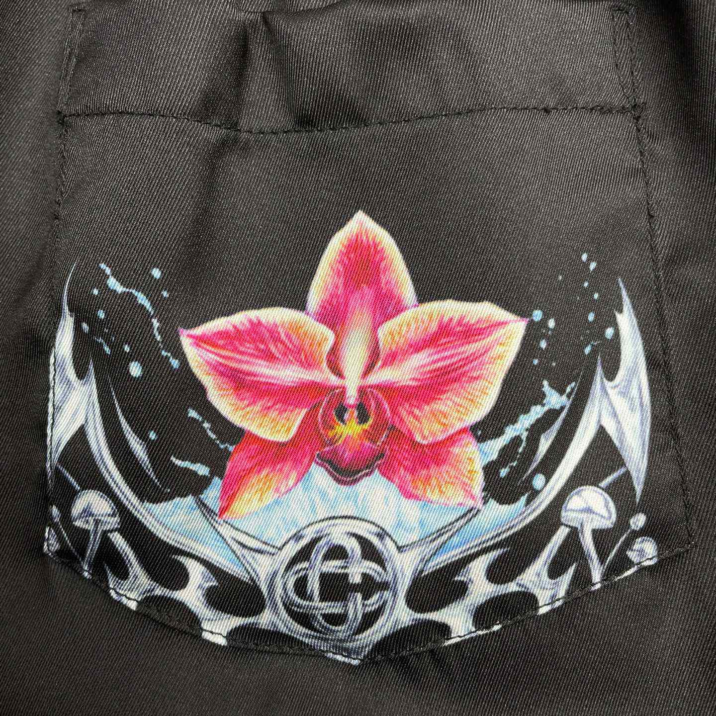 Casablanca Blades Silk Satin Shorts CA3572 - DopestKickz