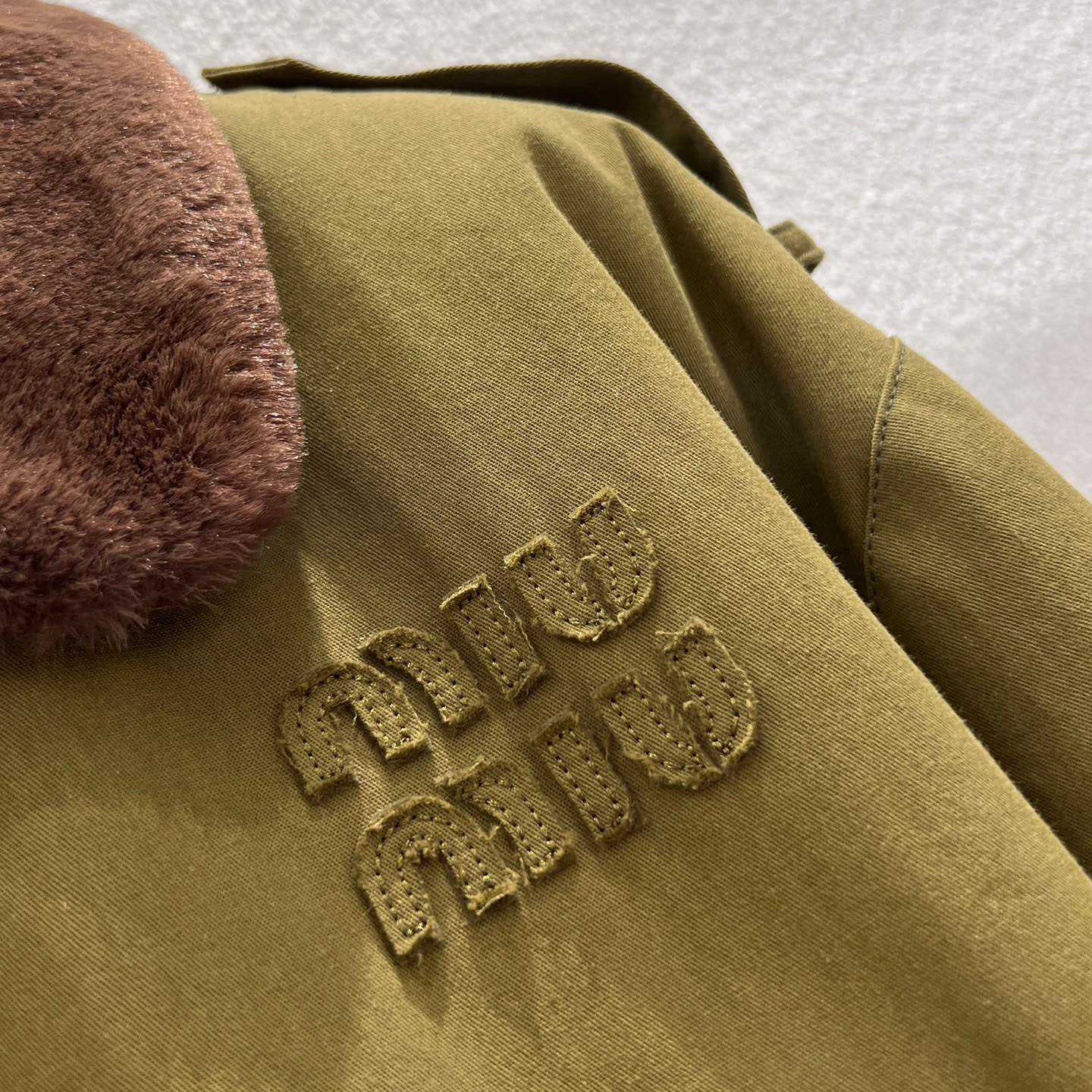 Miu Miu Cotton Satin Bomber Jacket - DopestKickz