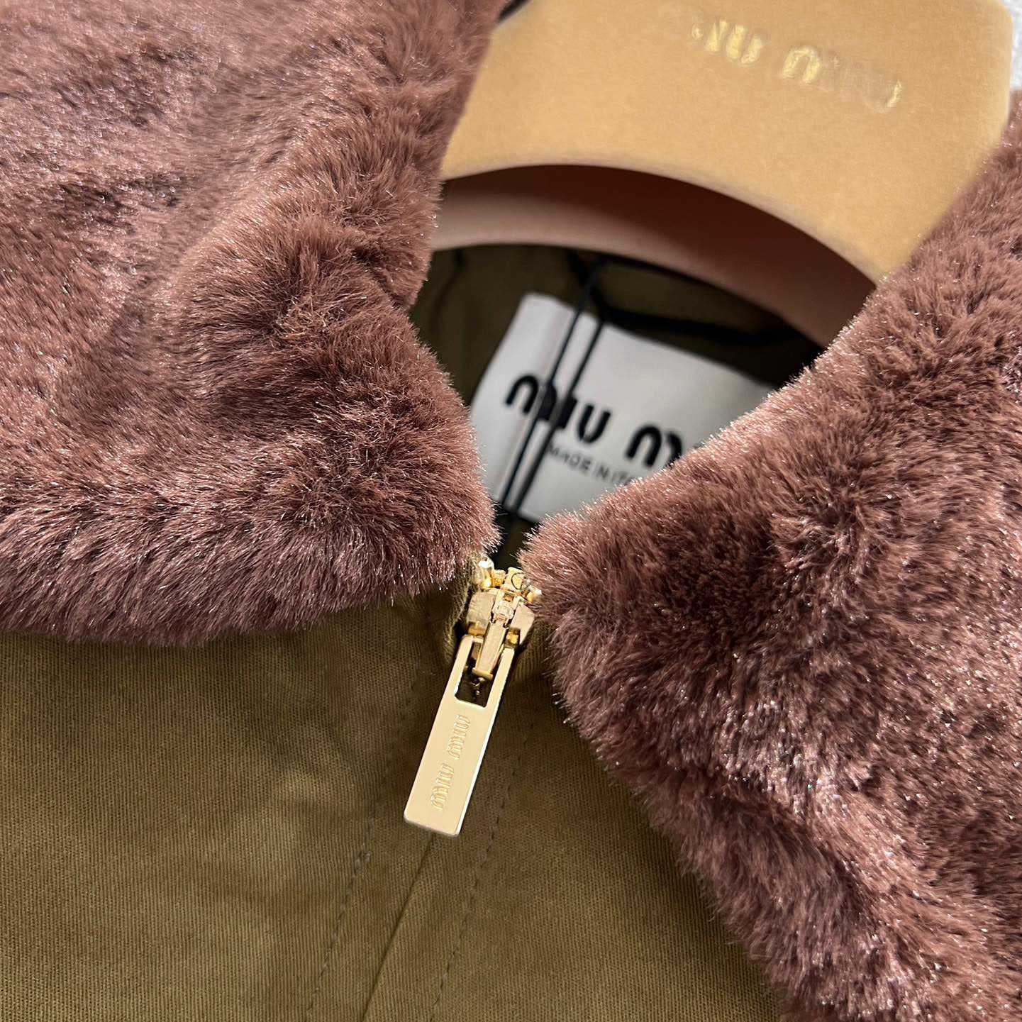 Miu Miu Cotton Satin Bomber Jacket - DopestKickz