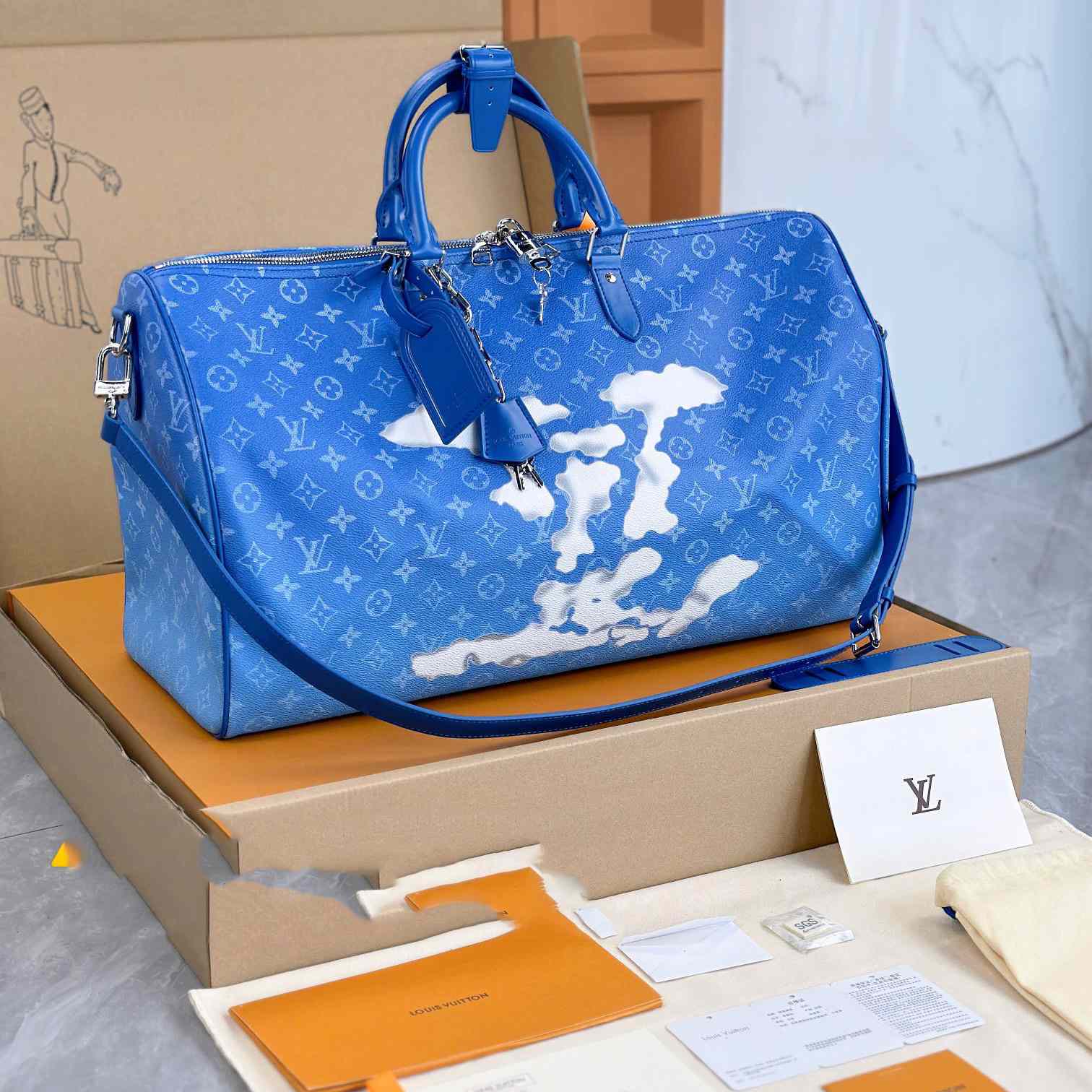 Louis Vuitton Keepall Bandoulière 50    M45428 - DopestKickz