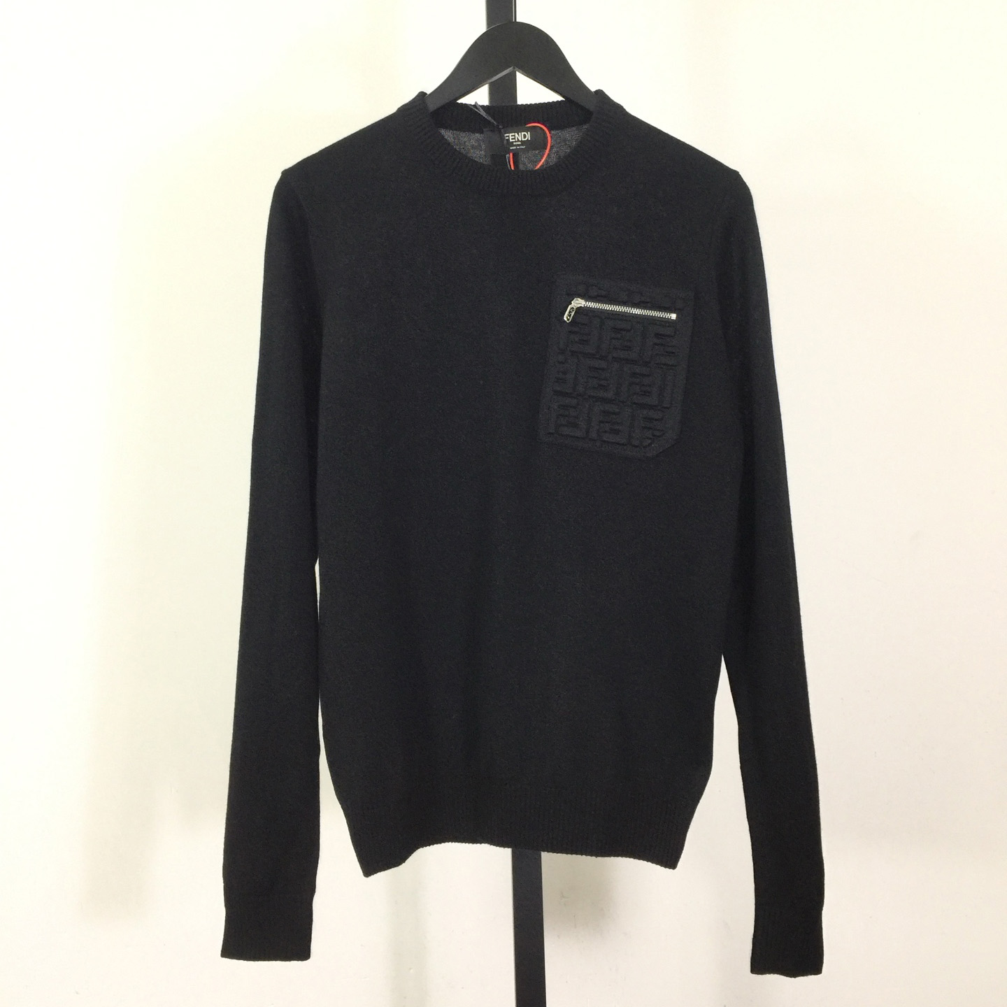 Fendi Black Wool Pullover - DopestKickz