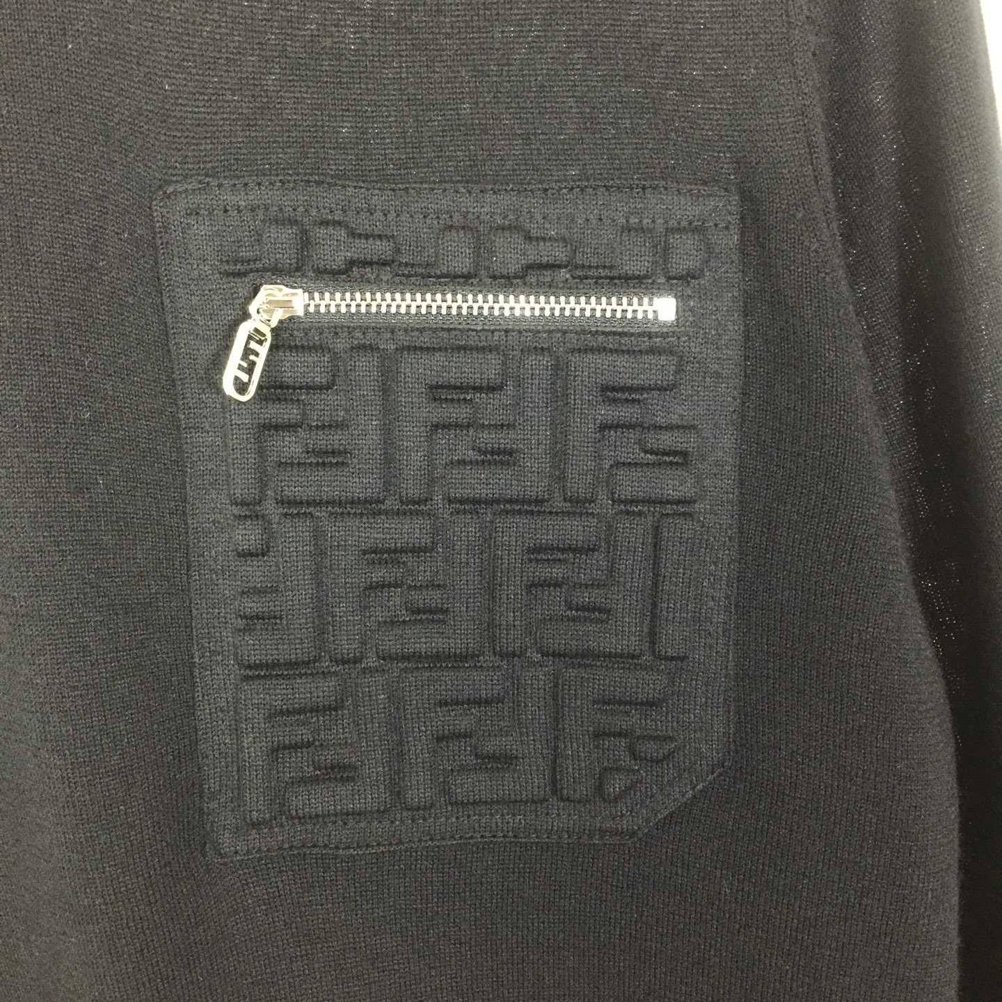 Fendi Black Wool Pullover - DopestKickz
