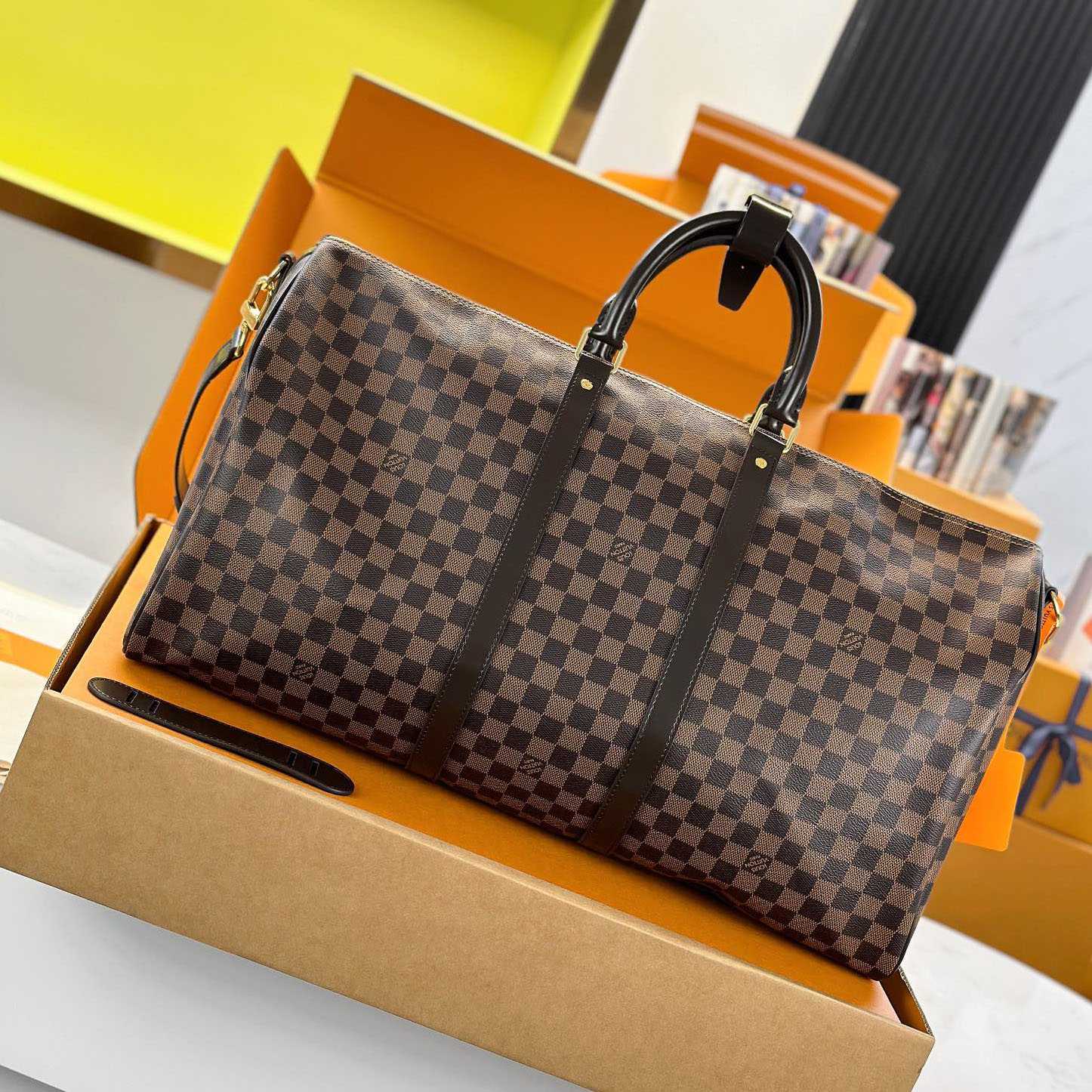 Louis Vuitton Keepall Bandoulière 55 N41414 - DopestKickz