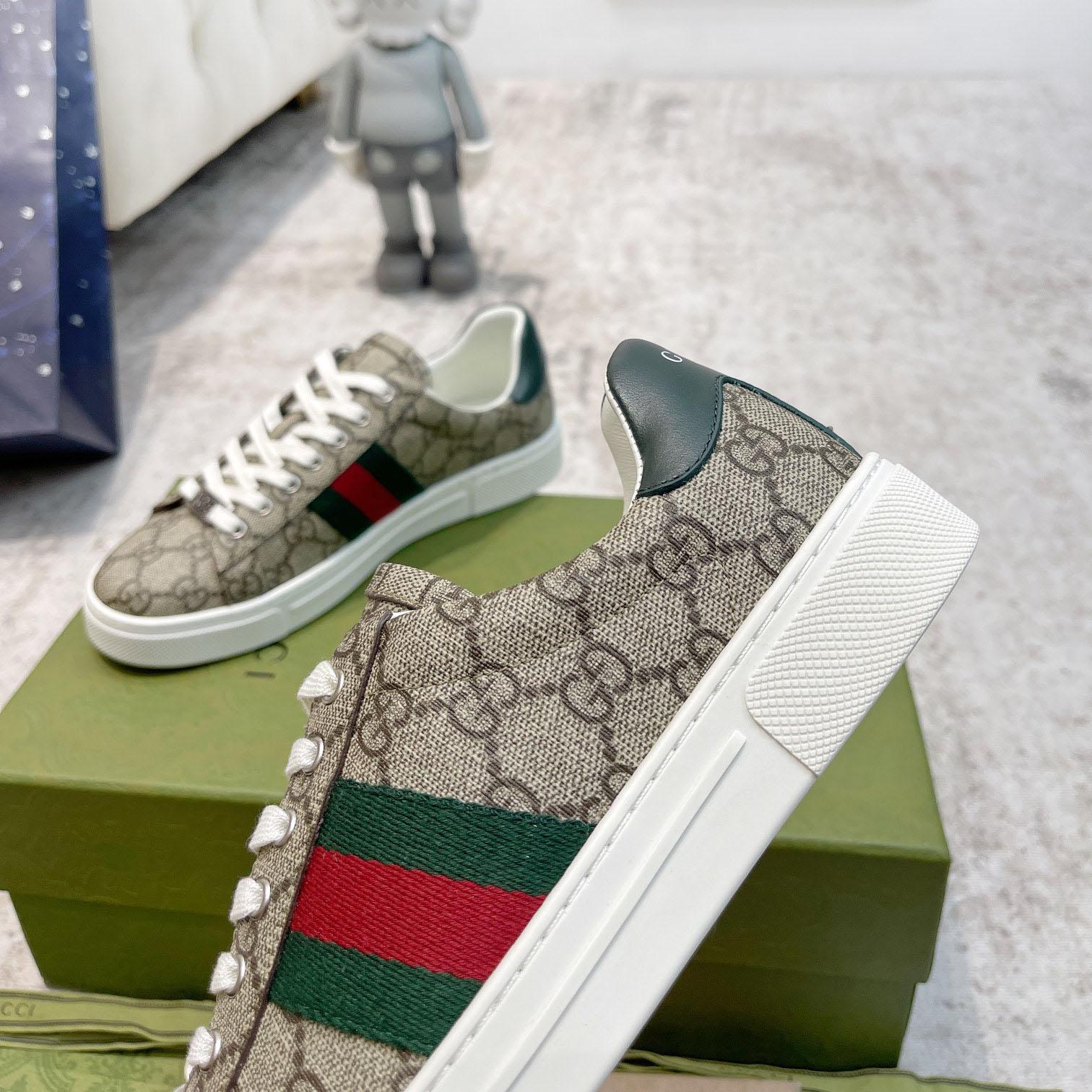 Gucci Ace Sneaker  With Web - DopestKickz
