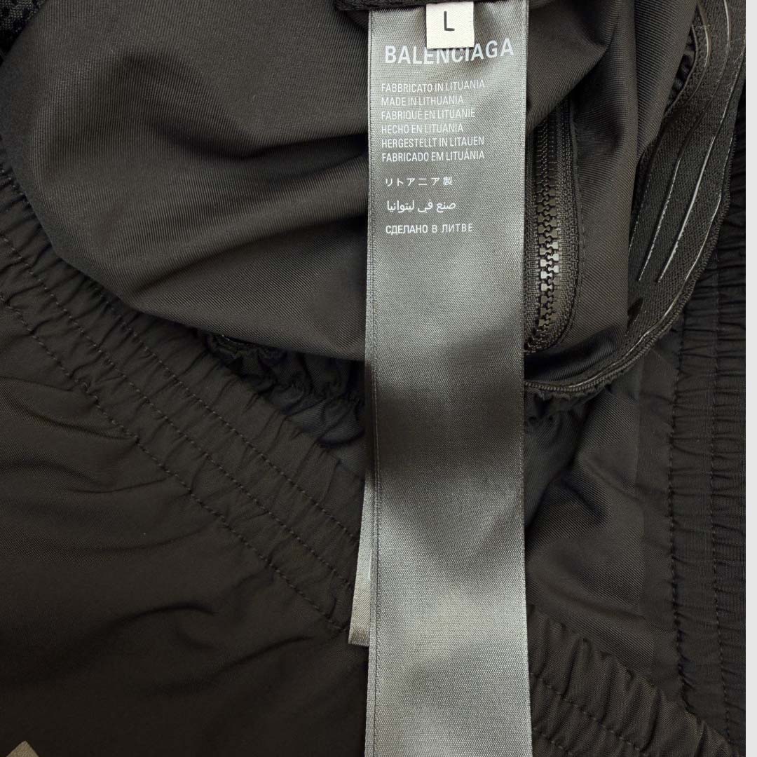 Balenciaga 3B Sports Icon Ski Tracksuit Parka in black - DopestKickz