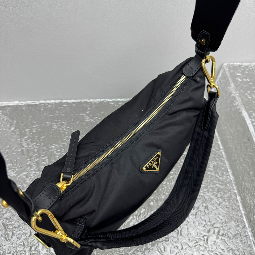 Prada Explore Large Re-Nylon And Leather Bag - DopestKickz