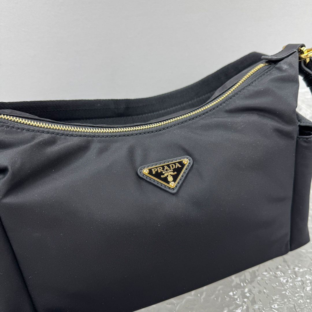 Prada Explore Large Re-Nylon And Leather Bag - DopestKickz