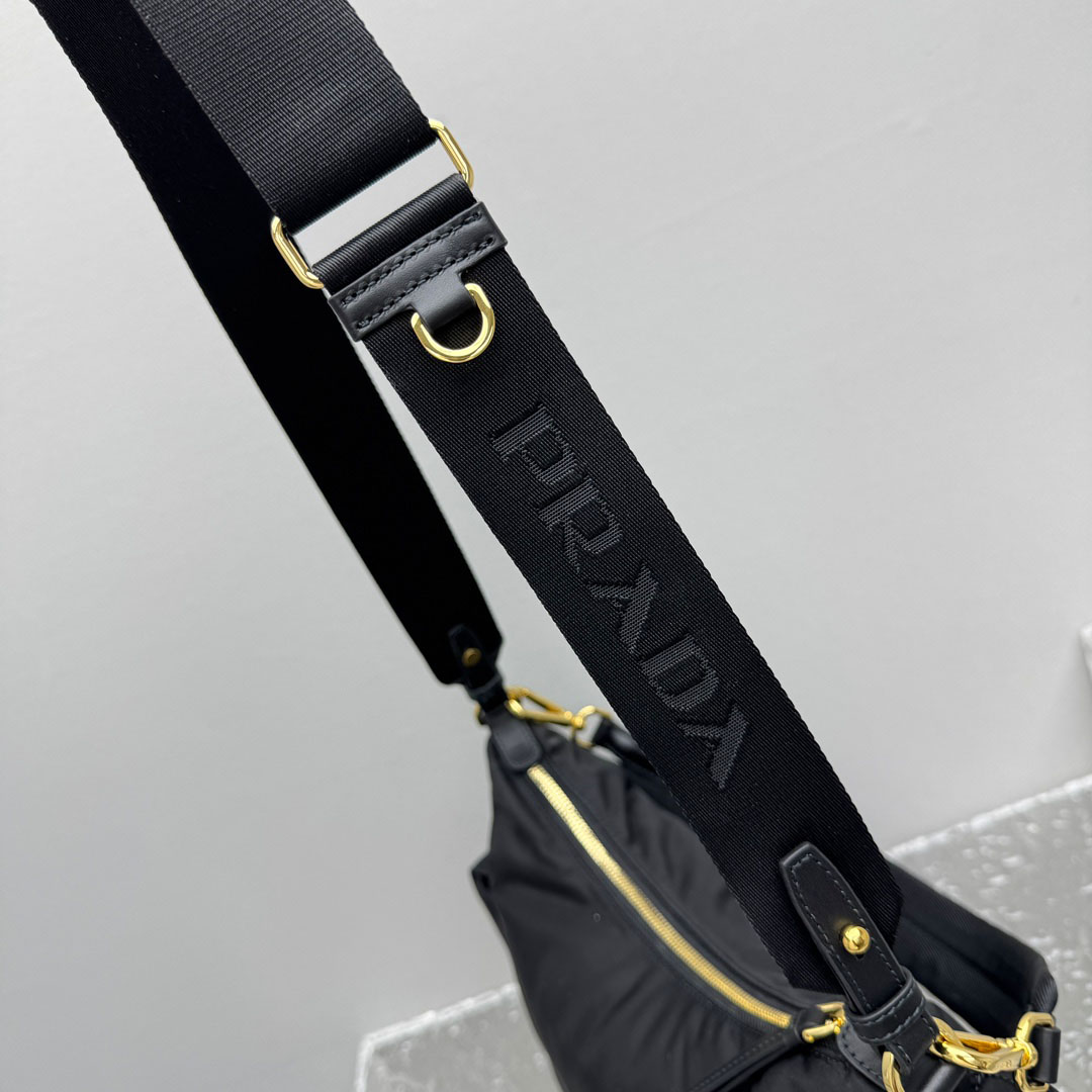 Prada Explore Large Re-Nylon And Leather Bag - DopestKickz