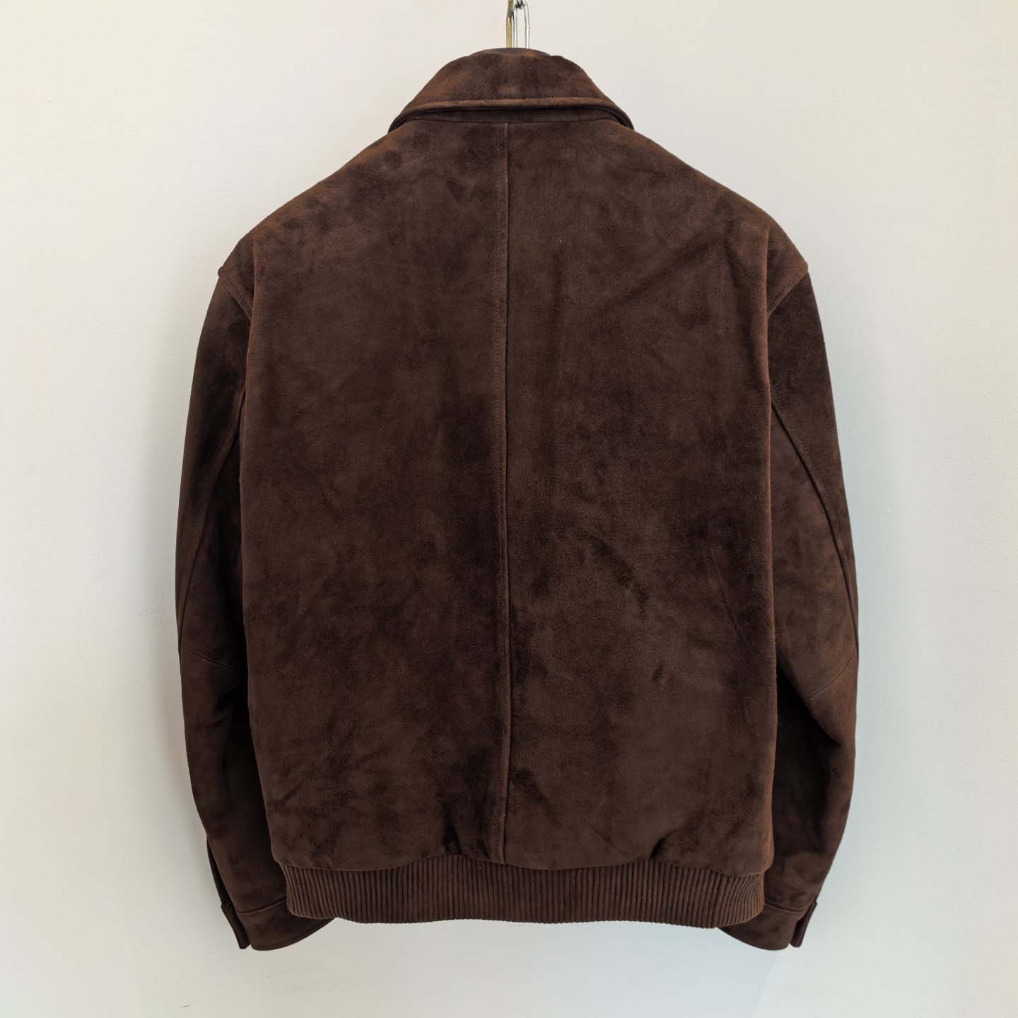  Loro Piana 'Johnie' or 'Kane' Brown Suede Bomber Jacket - DopestKickz