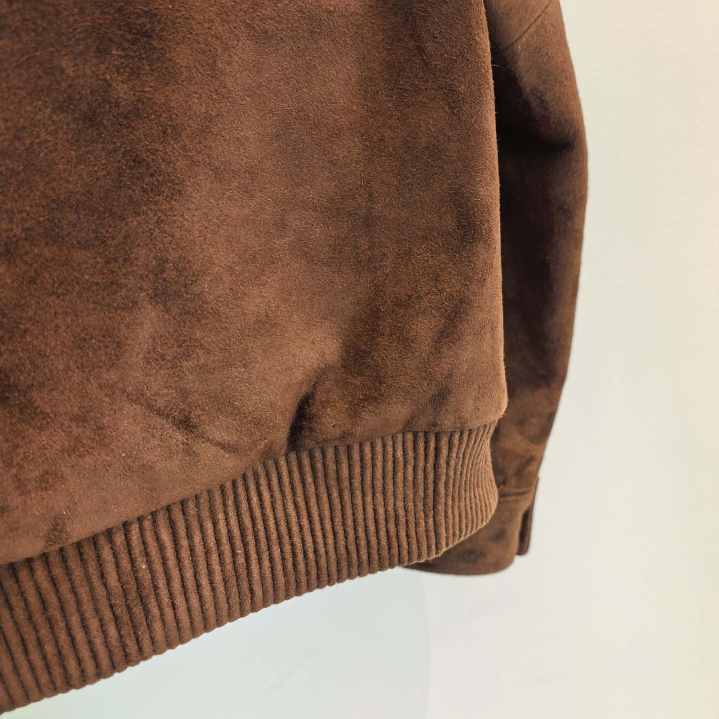  Loro Piana 'Johnie' or 'Kane' Brown Suede Bomber Jacket - DopestKickz