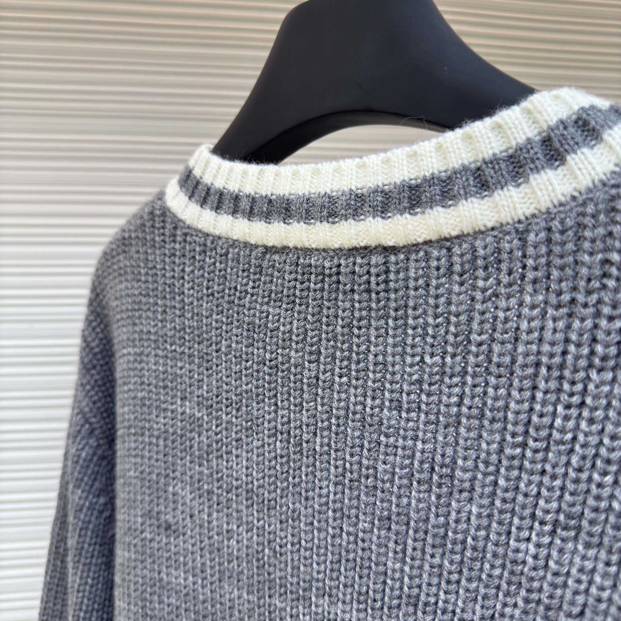 Miu Miu Wool And Cashmere V-neck Sweater - DopestKickz