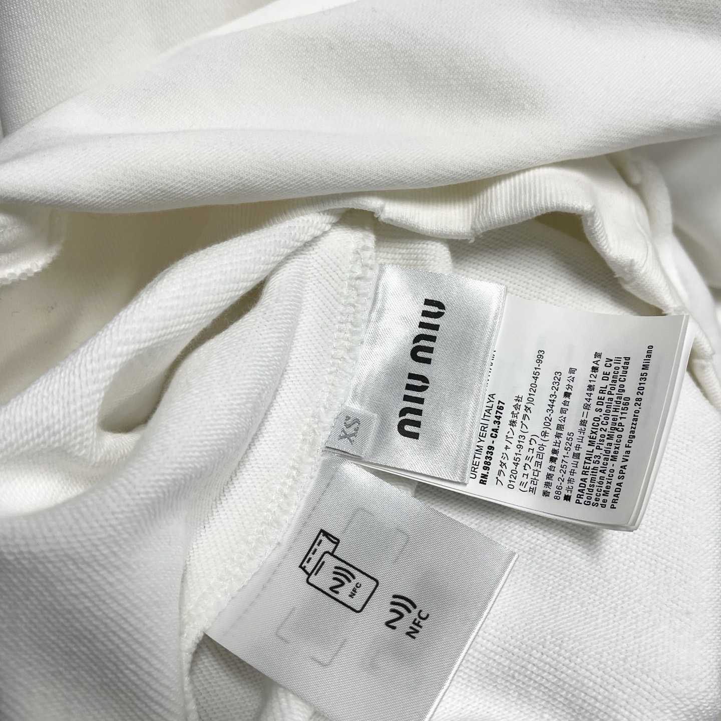 Miu Miu Logo-patch Polo Sweatshirt   60037 - DopestKickz