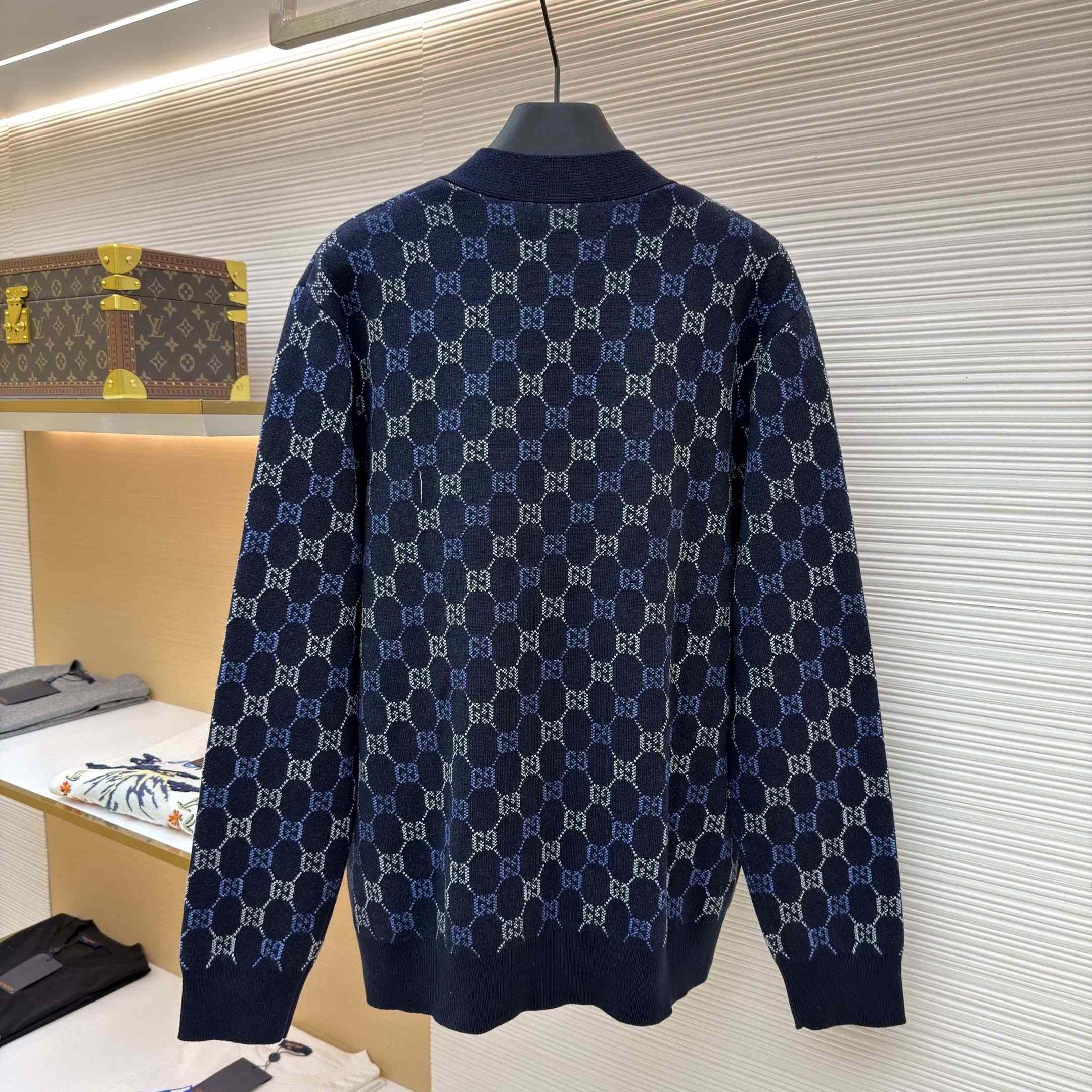 Gucci GG Double Wool Knit Sweater - DopestKickz