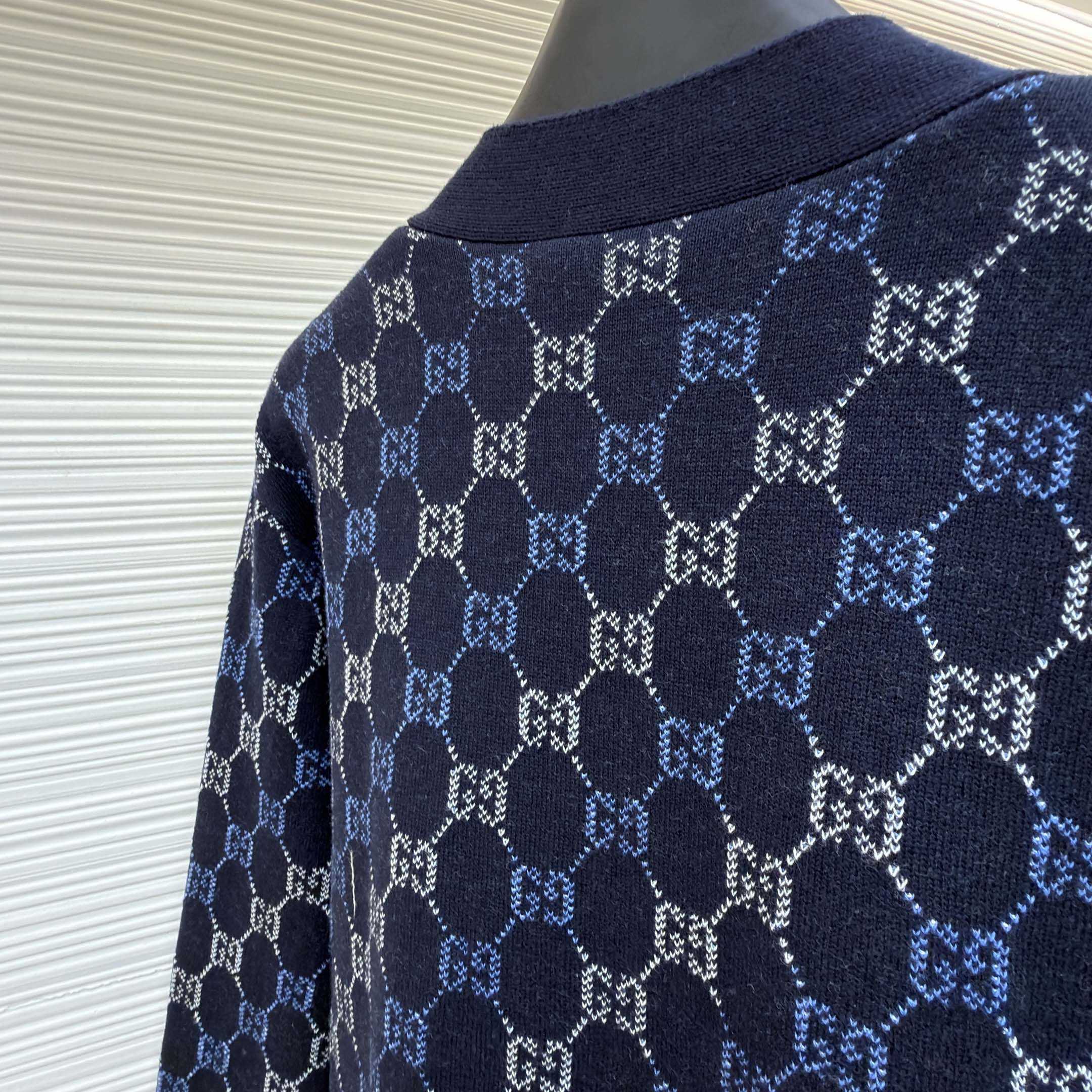 Gucci GG Double Wool Knit Sweater - DopestKickz