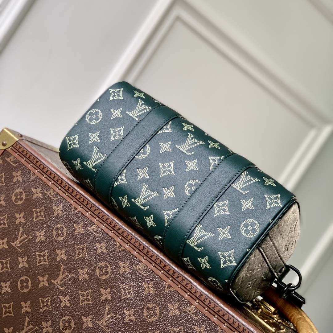 Louis Vuitton City Keepall Monogram Shadow   M27184 - DopestKickz