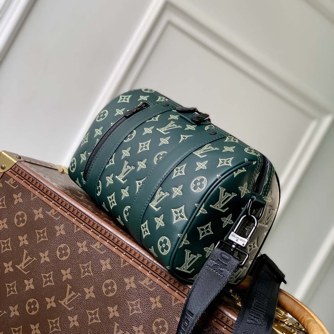 Louis Vuitton City Keepall Monogram Shadow   M27184 - DopestKickz
