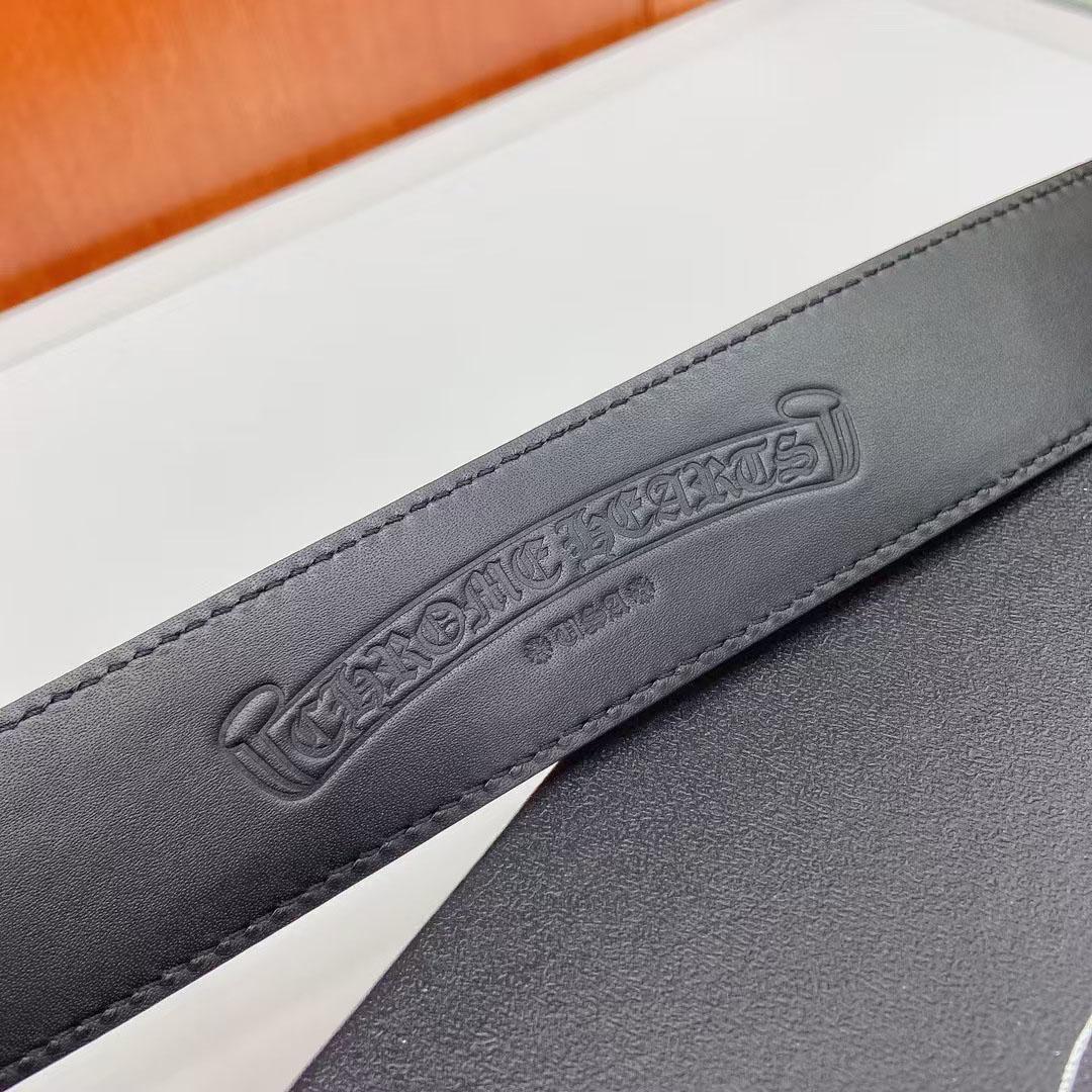 Chrome Hearts Leather Belt   - DopestKickz