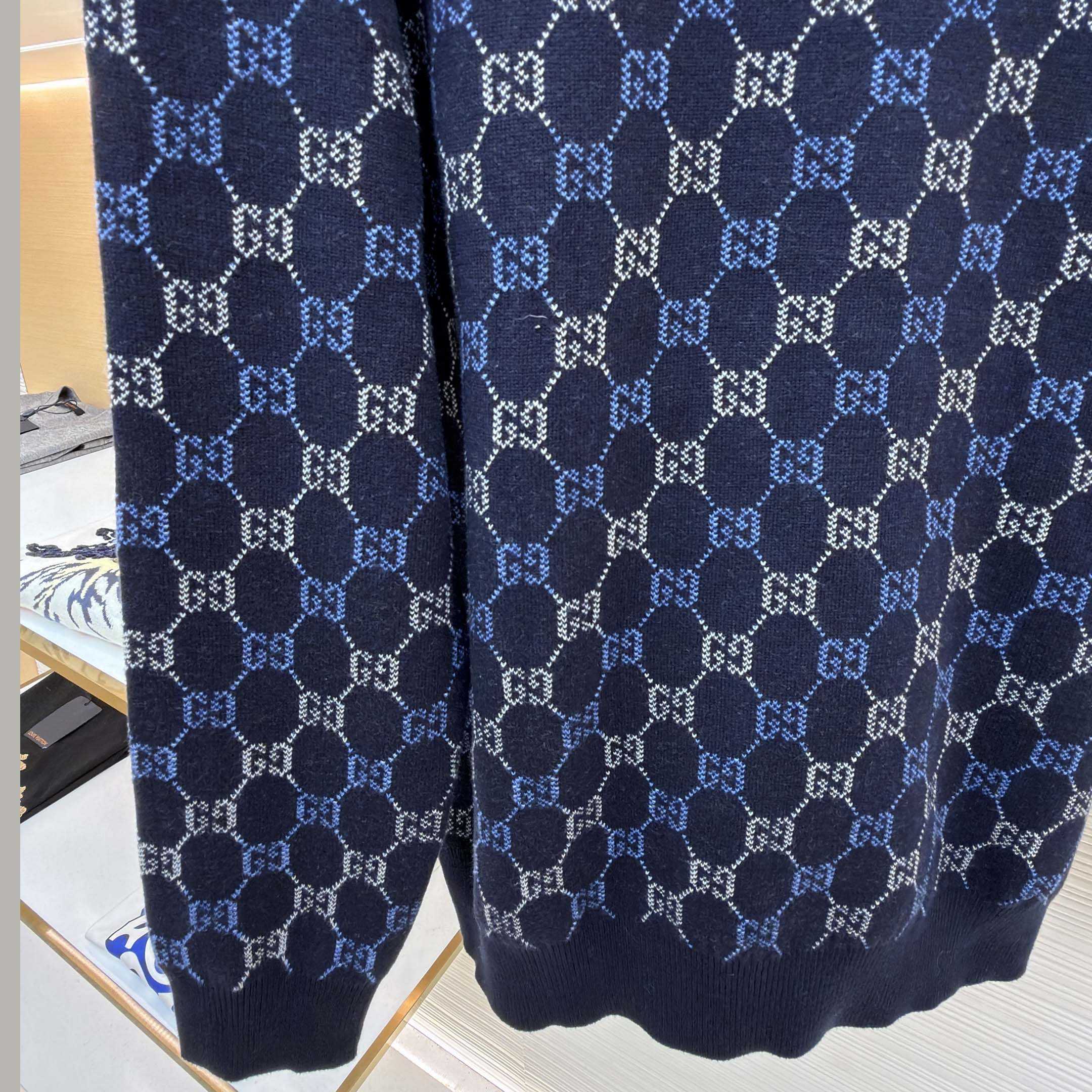 Gucci GG Double Wool Knit Sweater - DopestKickz