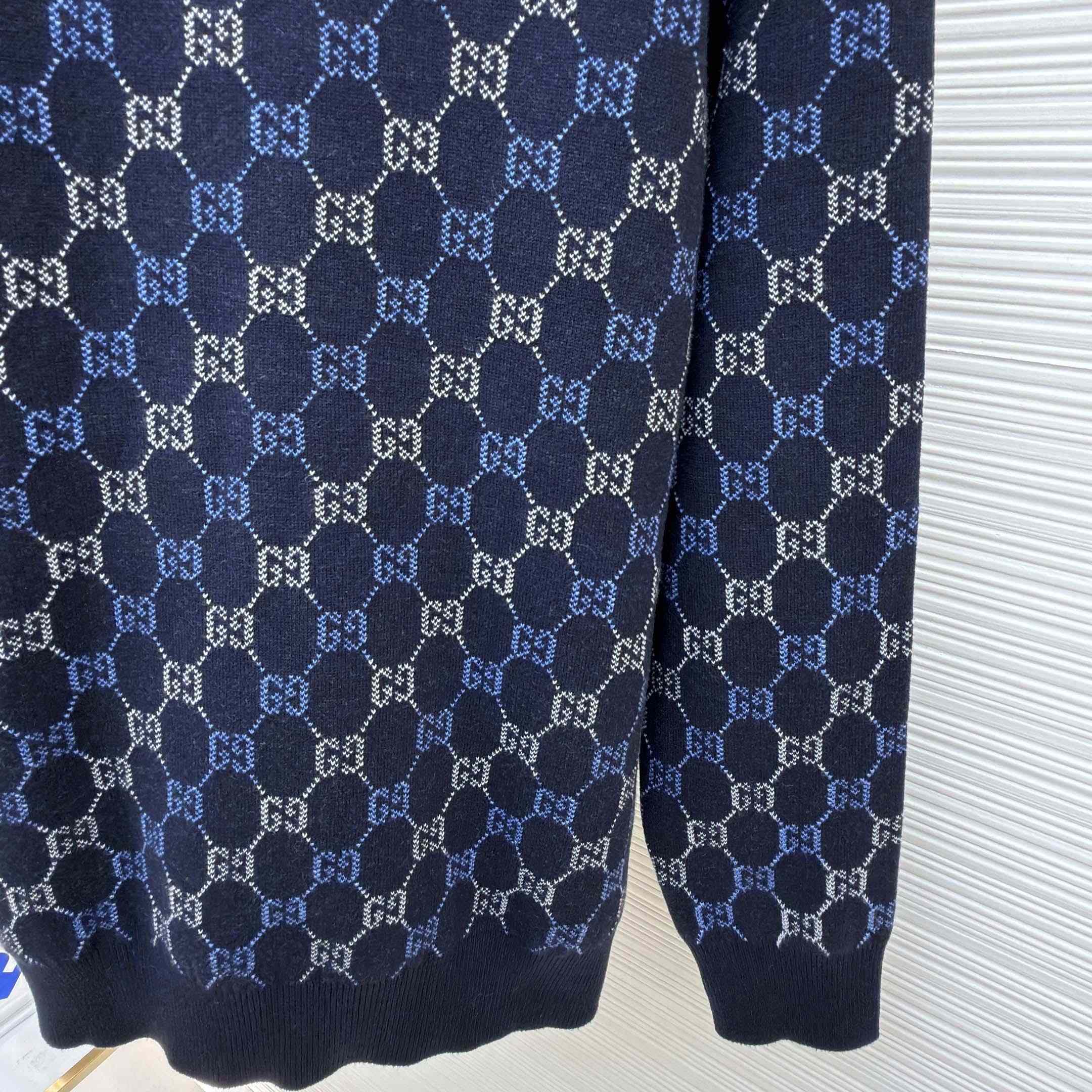 Gucci GG Double Wool Knit Sweater - DopestKickz