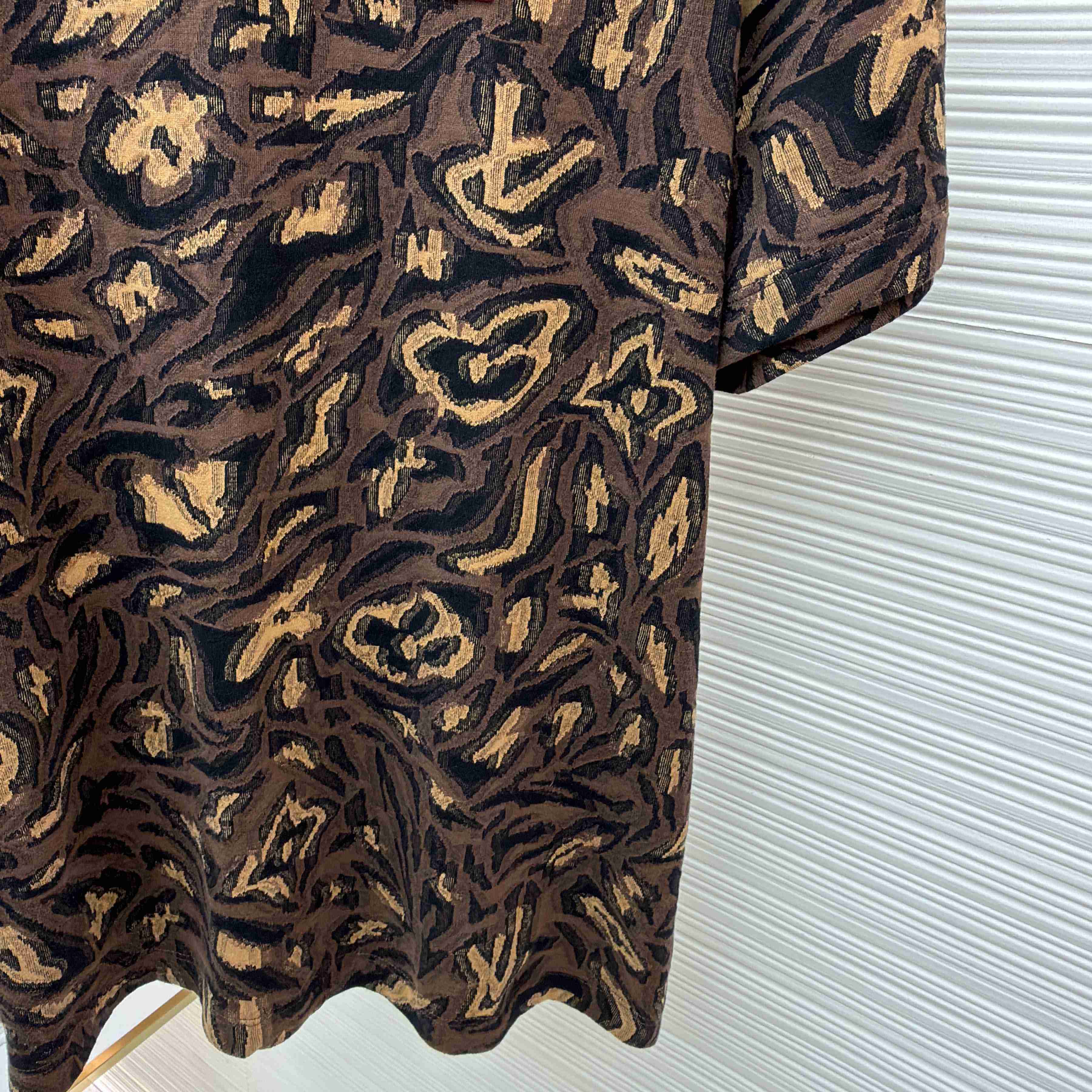 Louis Vuitton Jacquard T-Shirt   1AIMK7 - DopestKickz