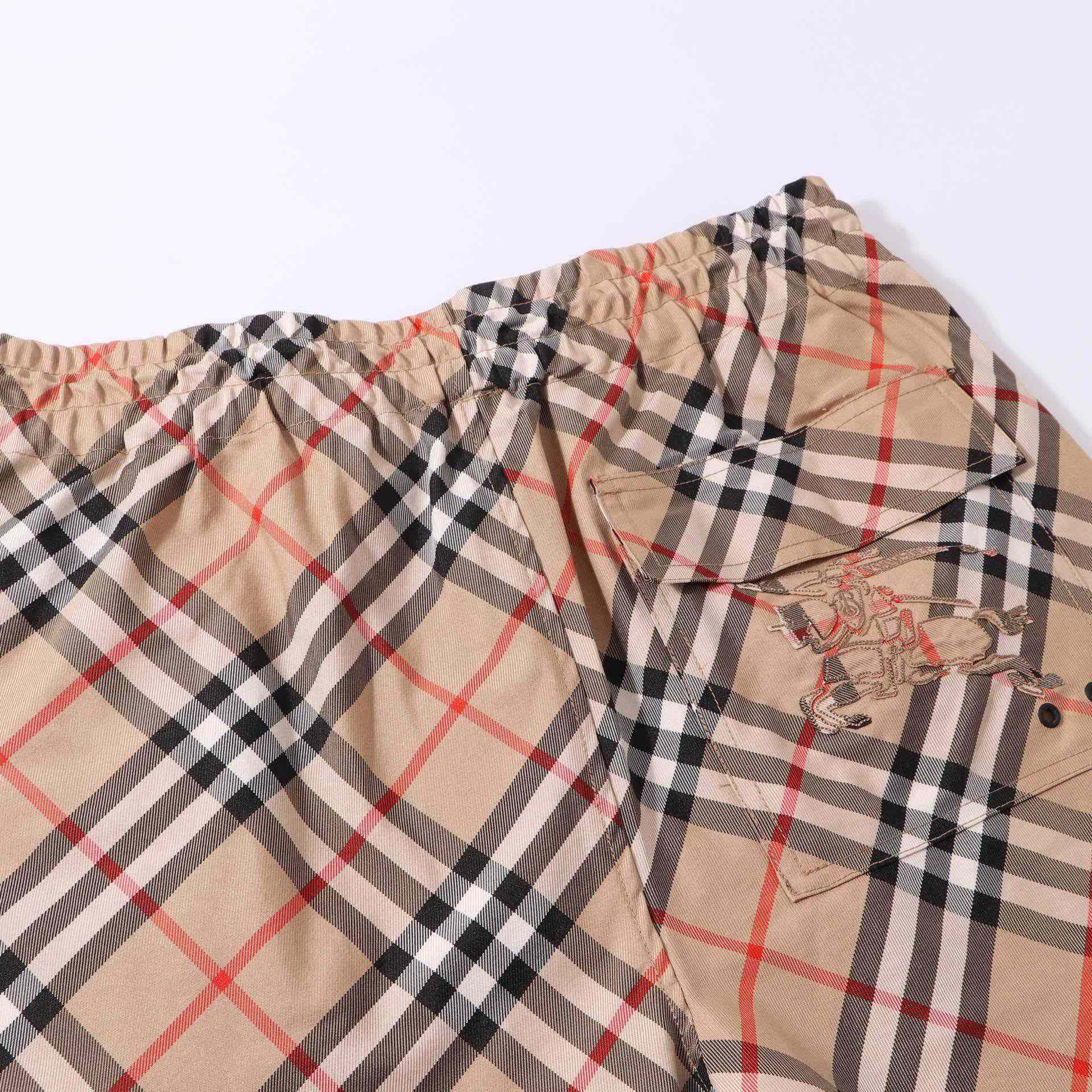 Burberry Check-print Short - DopestKickz