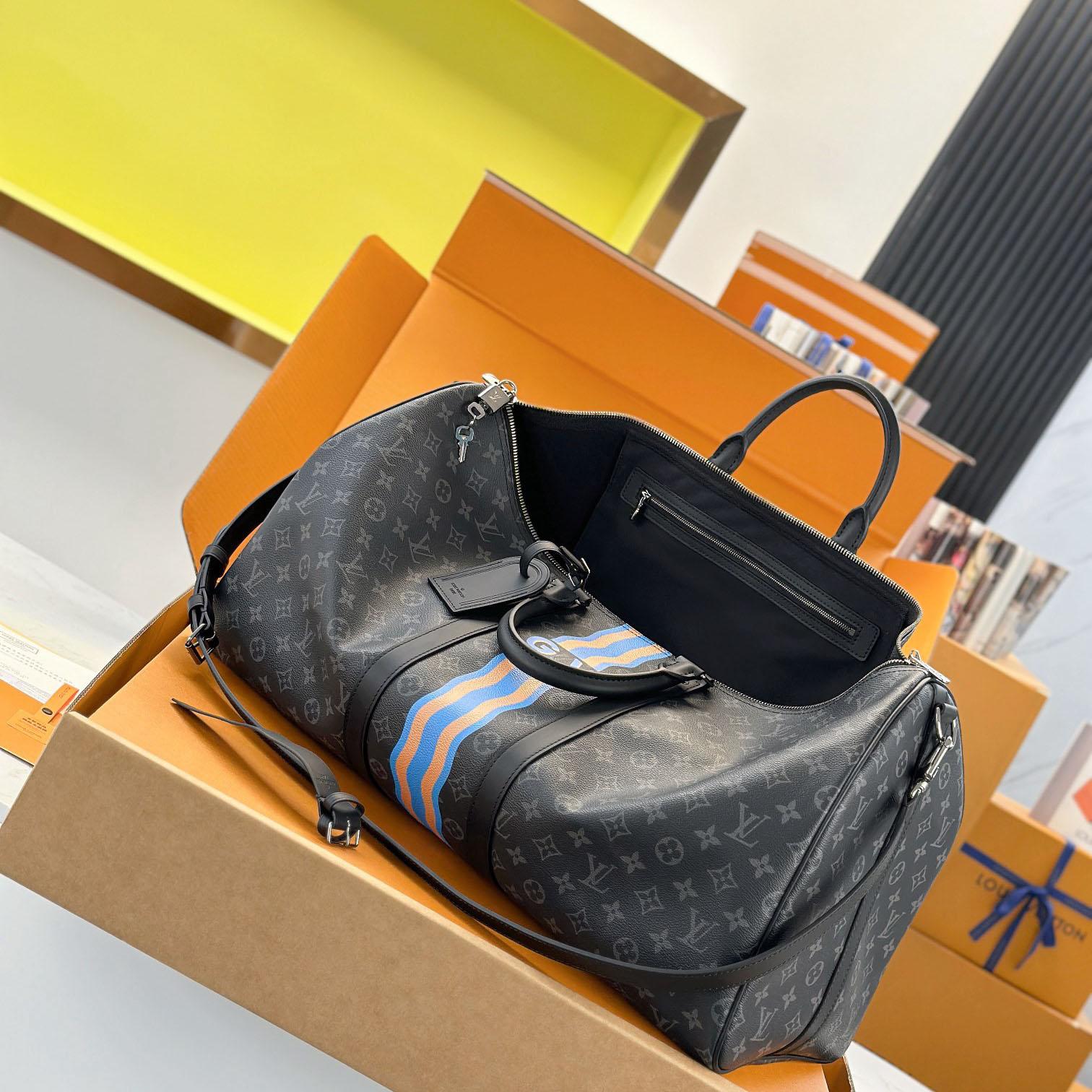 Louis Vuitton Keepall Bandoulière 55 Mon Monogram P01951 - DopestKickz