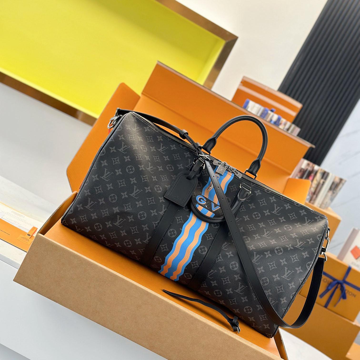 Louis Vuitton Keepall Bandoulière 55 Mon Monogram P01951 - DopestKickz