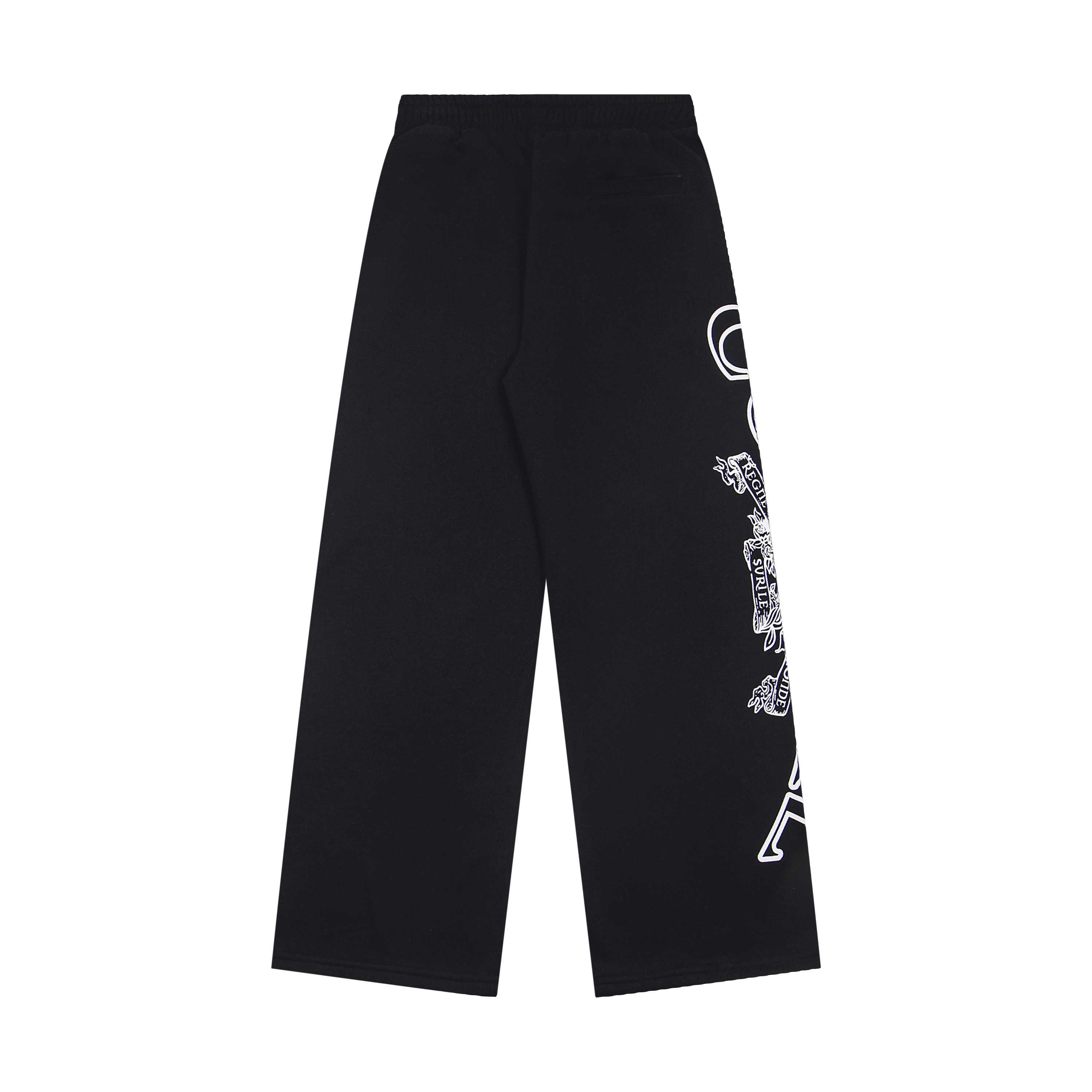 Corteiz RTW Superior Royale Open Hem Black Pants - DopestKickz