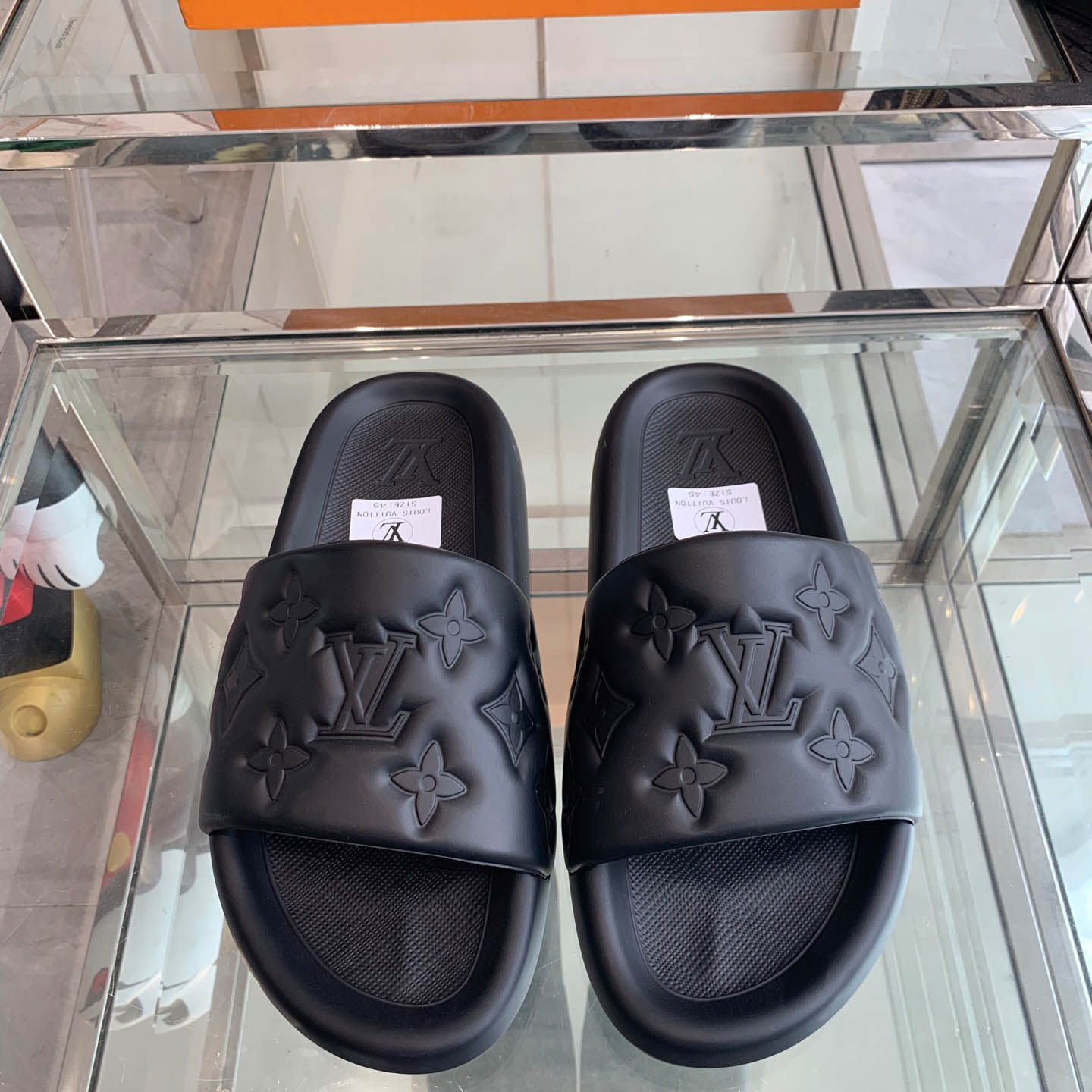 Louis Vuitton Waterfront Mule 'Monogram Embossed - Black' - DopestKickz