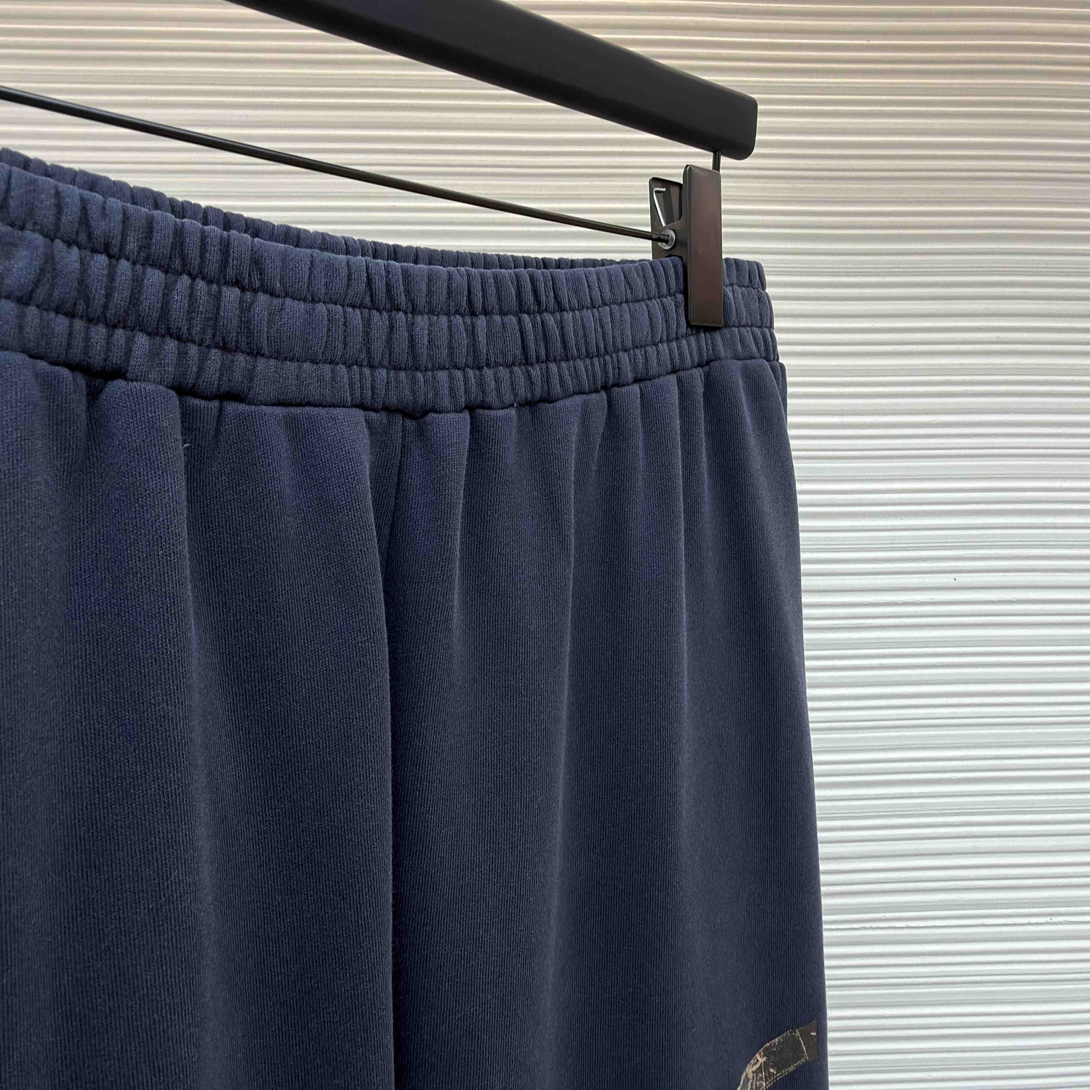 Balenciaga Transparent Tape Baggy Pants In Faded Black - DopestKickz