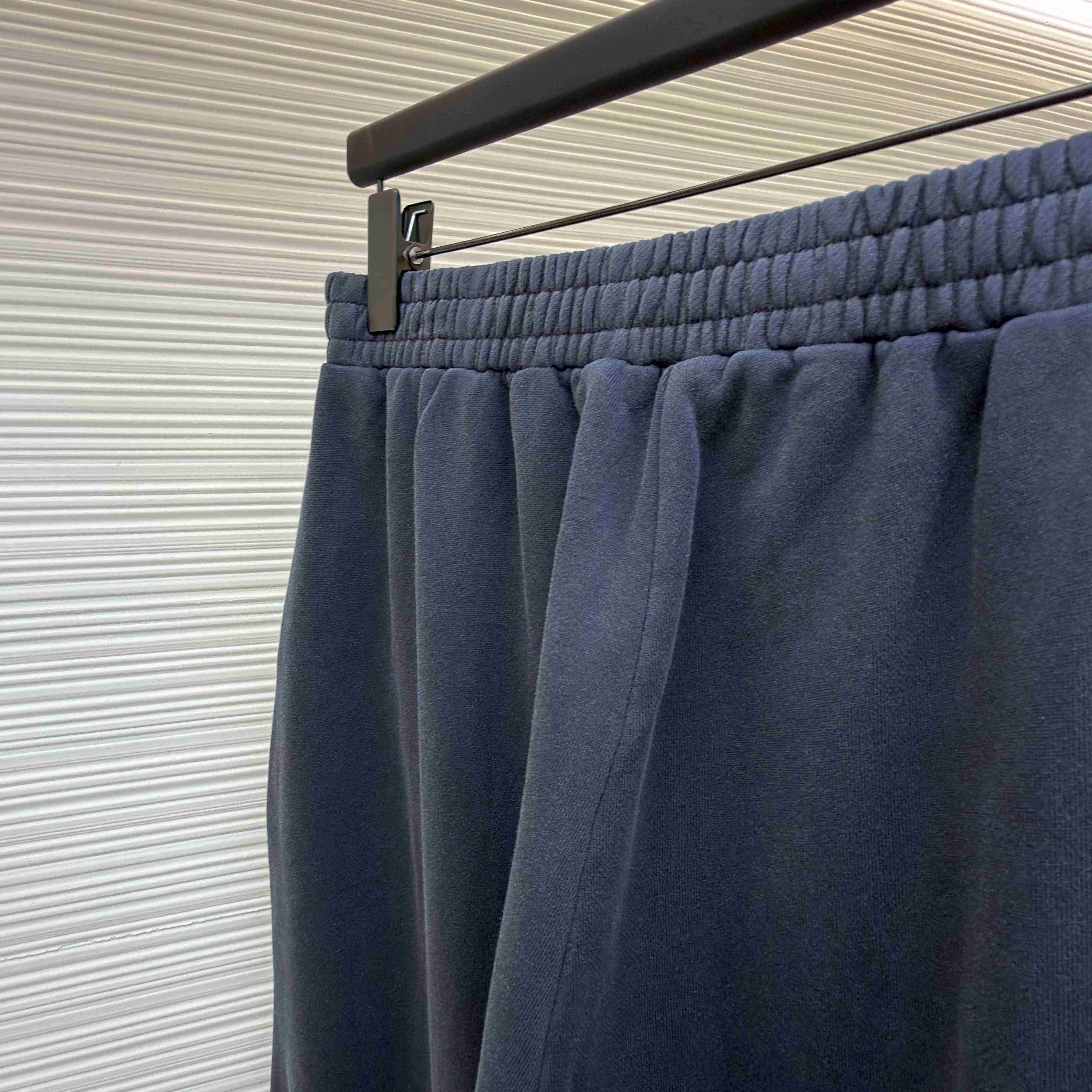 Balenciaga Transparent Tape Baggy Pants In Faded Black - DopestKickz