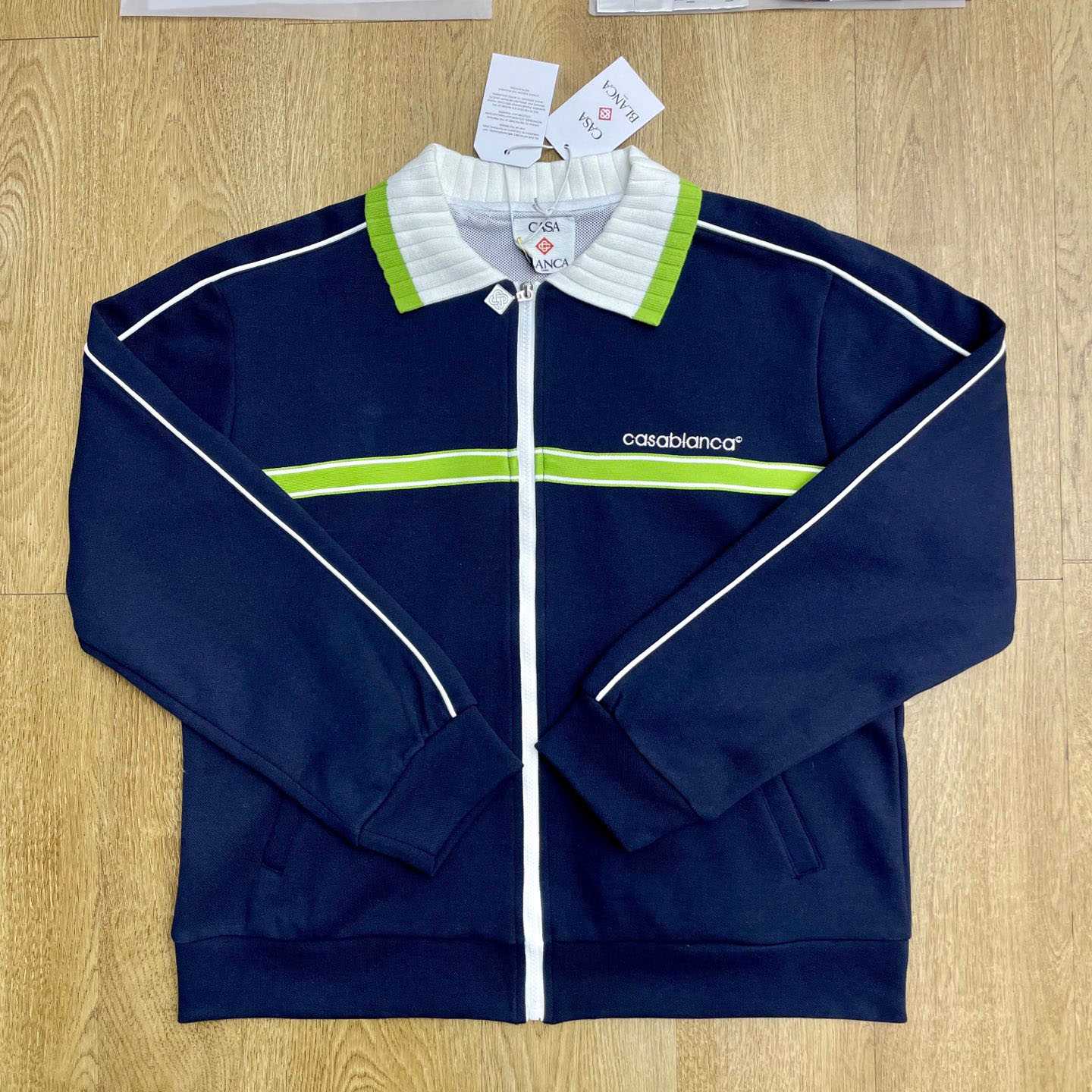 Casablanca Pique Track Jacket C1136 - DopestKickz