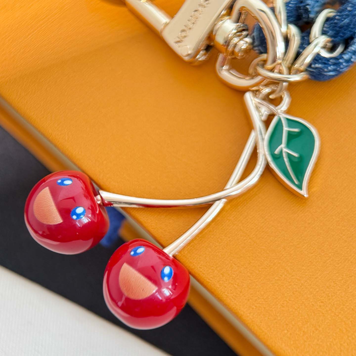 Louis Vuitton LV x TM Denim Cerise Phone Holder S00   M02623 - DopestKickz