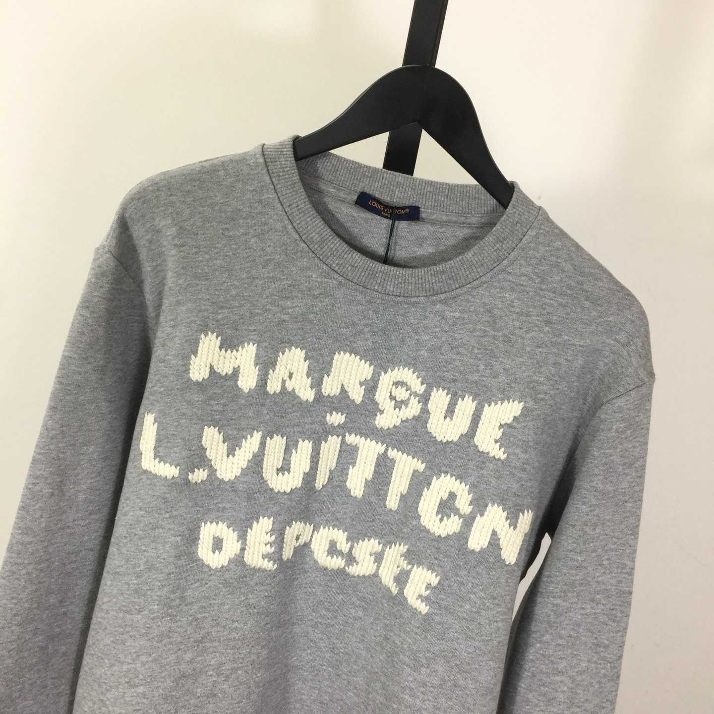 Louis Vuitton Embroidered Signature Sweatshirt  1AIKCO - DopestKickz