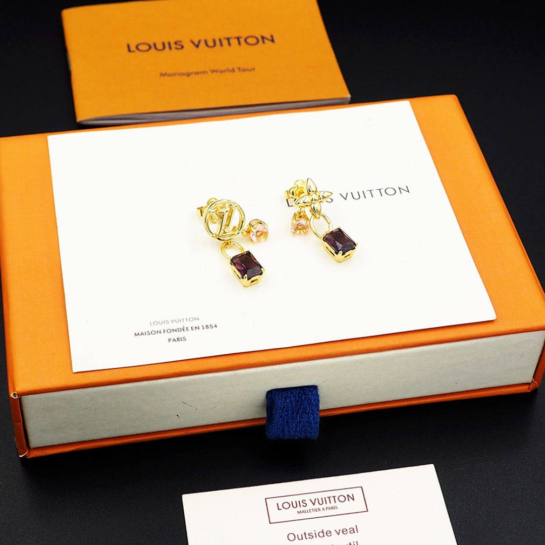 Louis Vuitton Circle Heirloom Earrings - DopestKickz