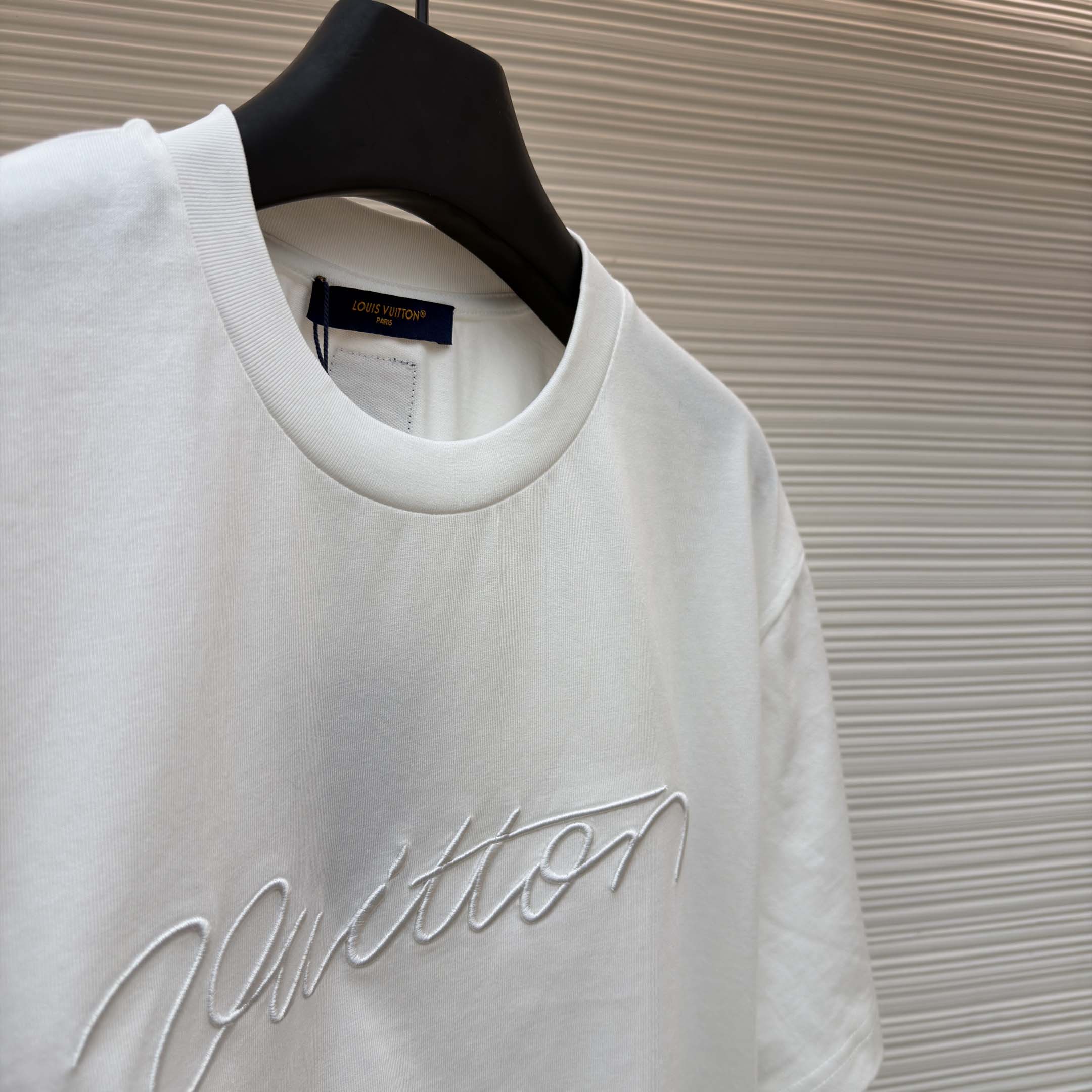 Louis Vuitton Embellished Signature Short-Sleeved T-Shirt    - DopestKickz