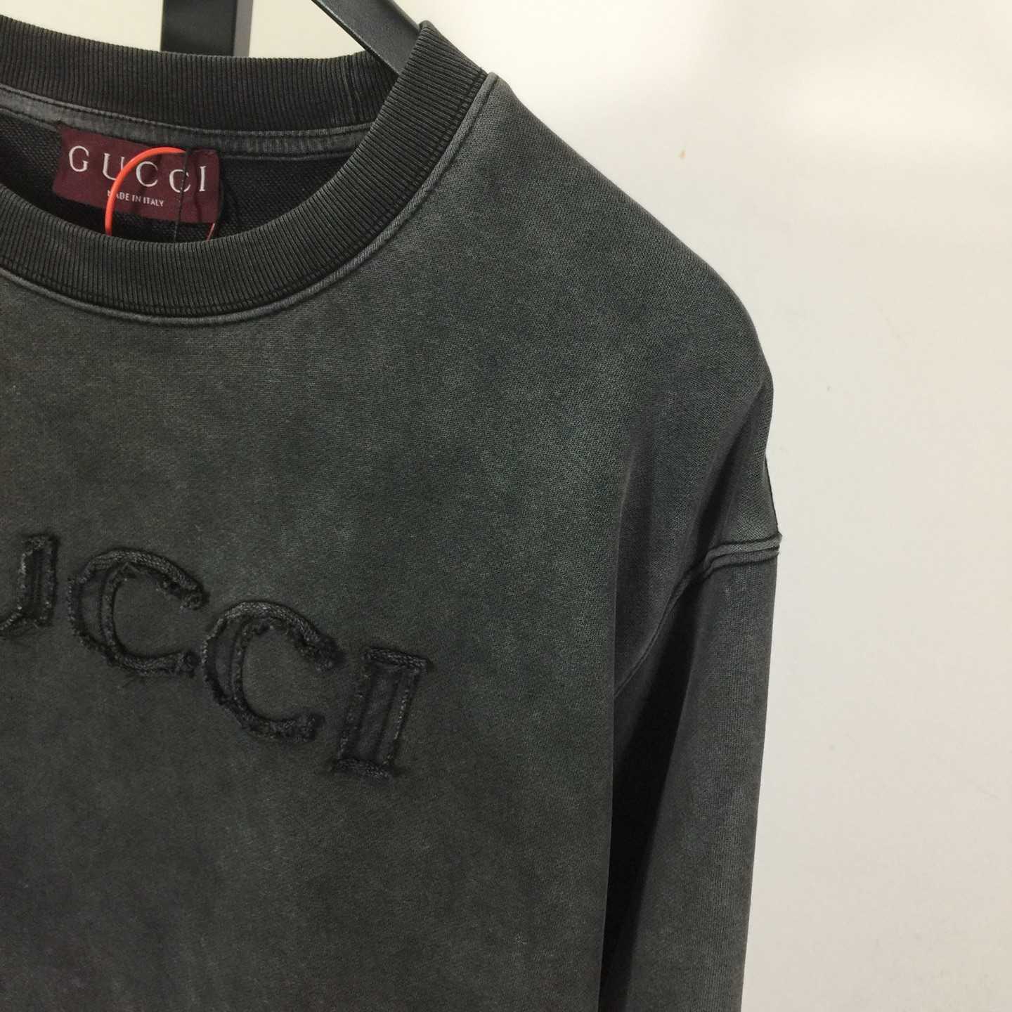 Gucci Cotton Jersey Sweatshirt With Embroidery - DopestKickz