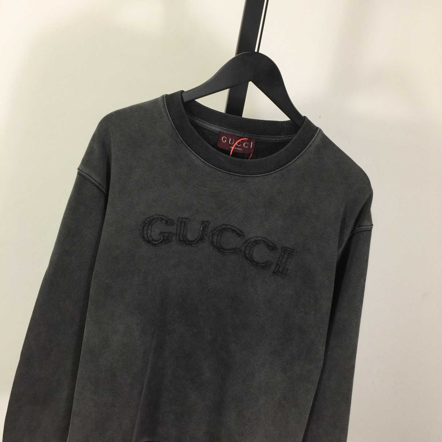 Gucci Cotton Jersey Sweatshirt With Embroidery - DopestKickz