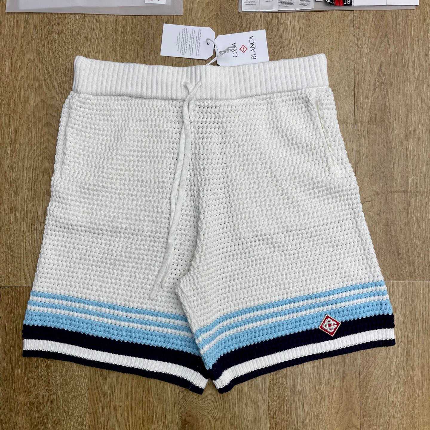 Casablanca Tennis Cotton Crochet Shorts Z6039 - DopestKickz
