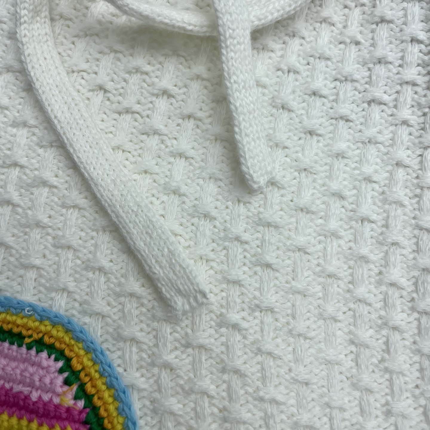 Casablanca Crochet Motif Shorts 'White'   Z6032 - DopestKickz