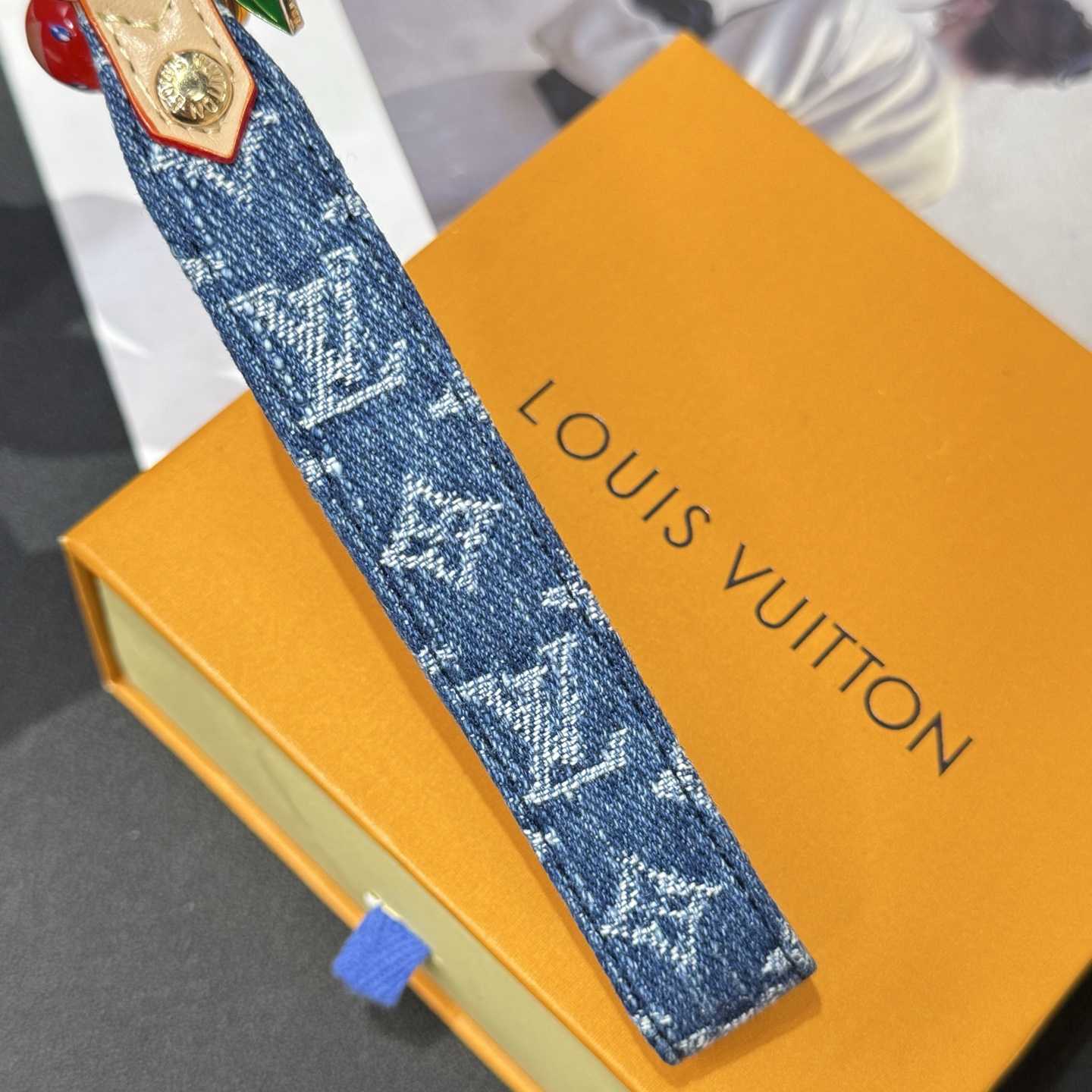 Louis Vuitton LV x TM Denim Cerise Dragonne S00   M02599 - DopestKickz