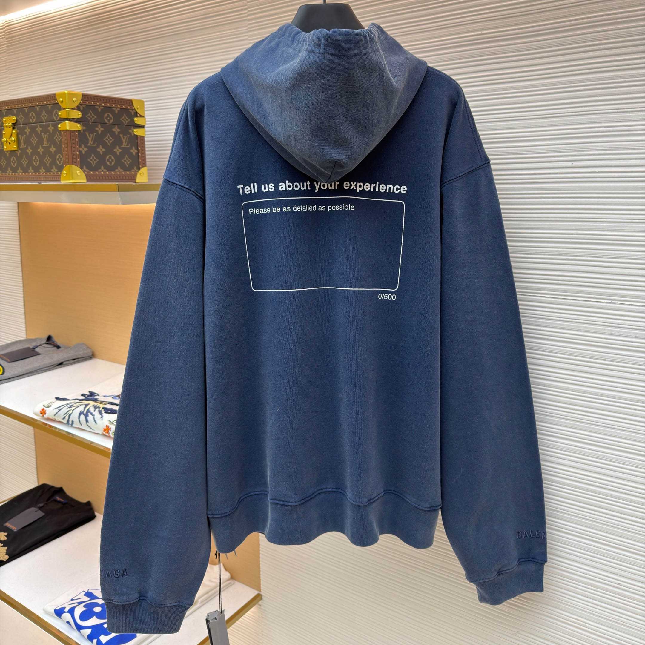 Balenciaga Oversized Drawstring Hoodie  - DopestKickz