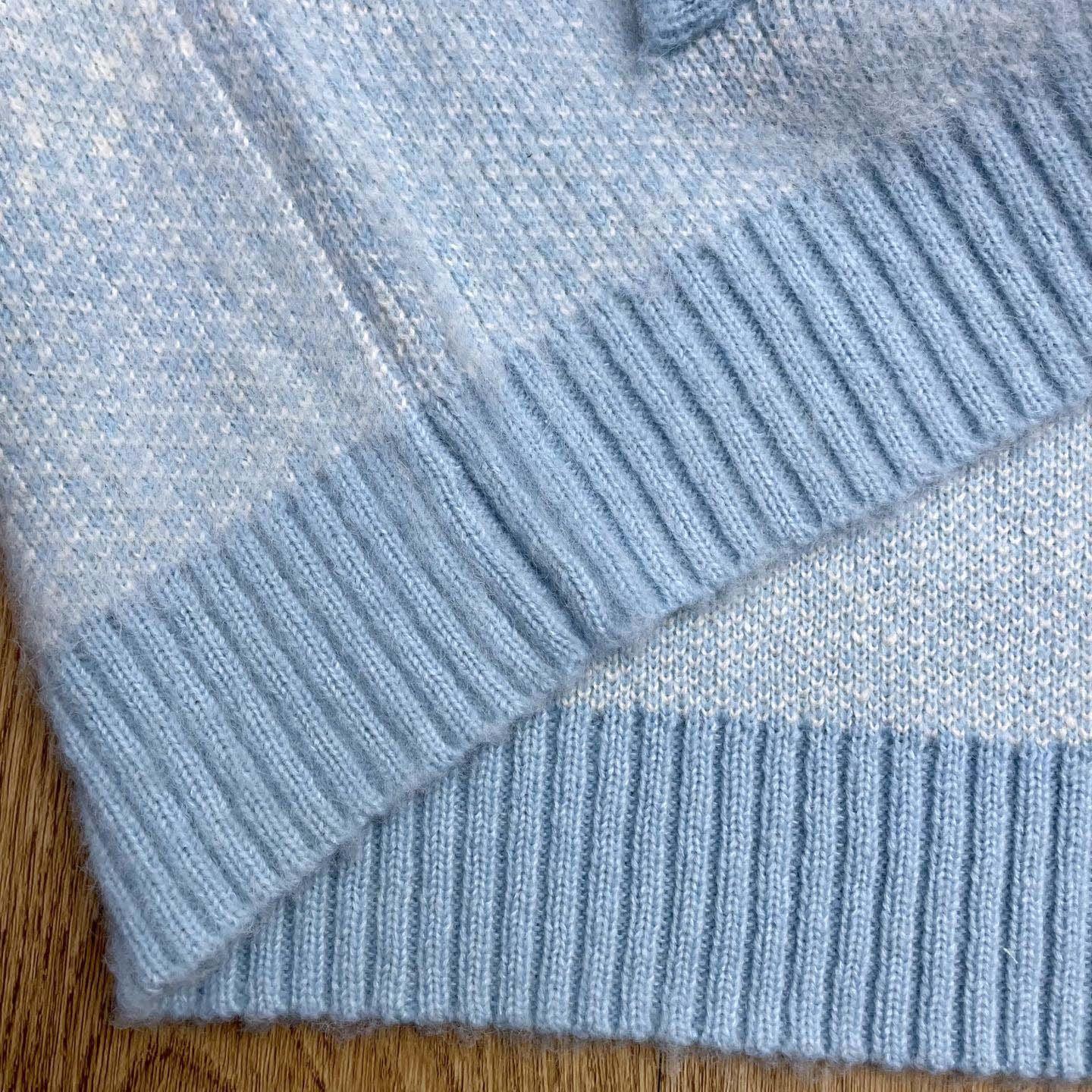 Casablanca Fluffy Gradient Mohair Zip Jacket     Z6036 - DopestKickz